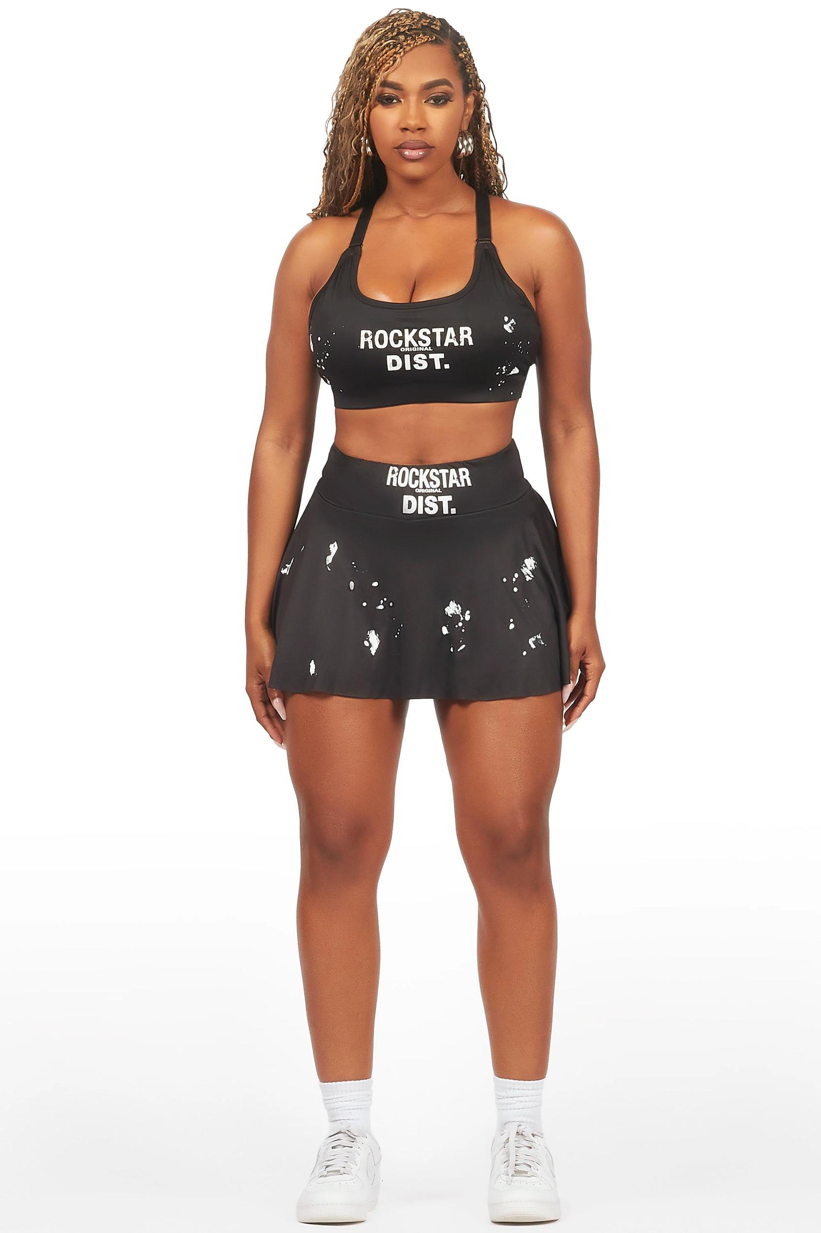 Tiffanie Black Skirt Set Female Product Image