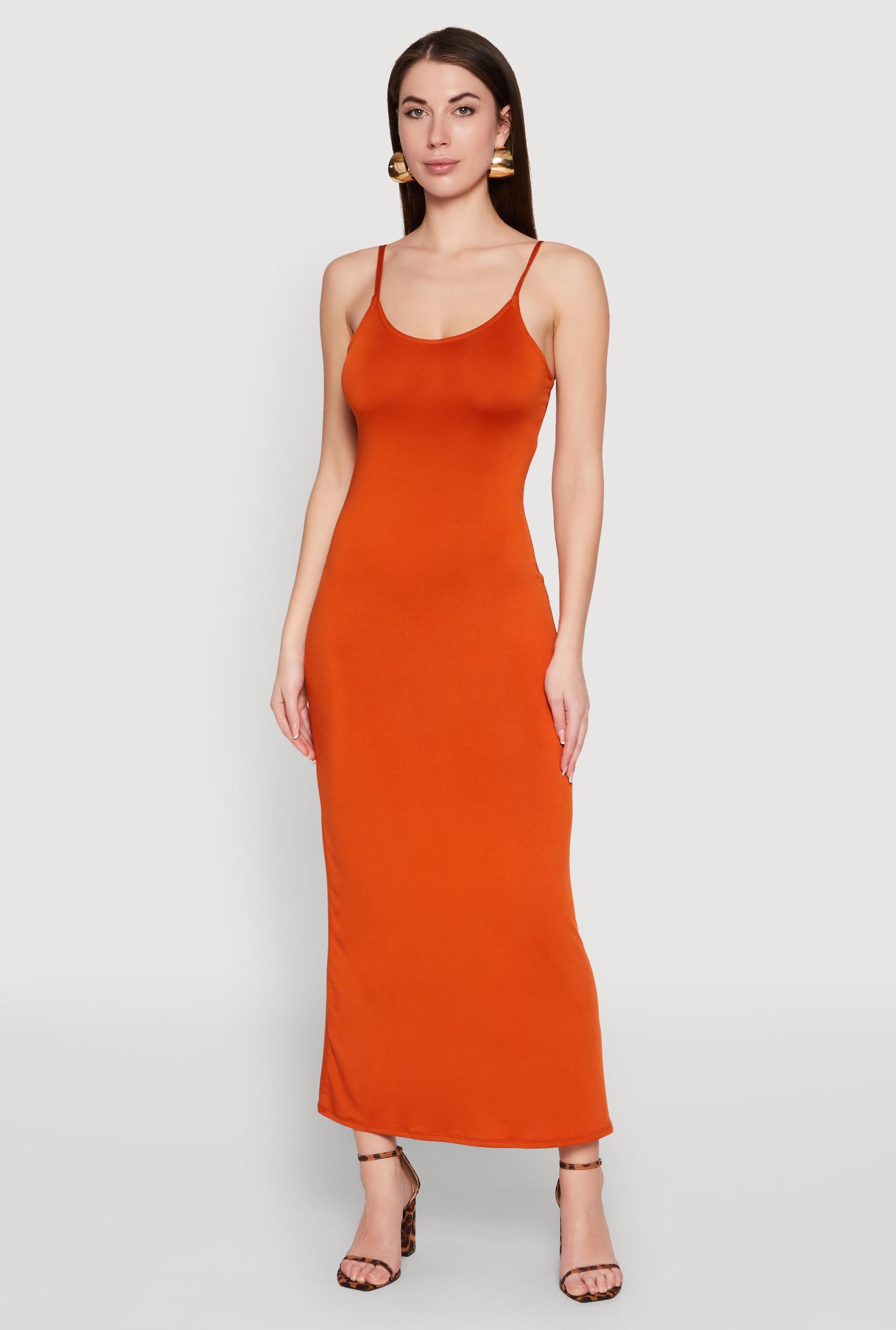Womens Scoop Neck Cami Maxi Dress Product Image