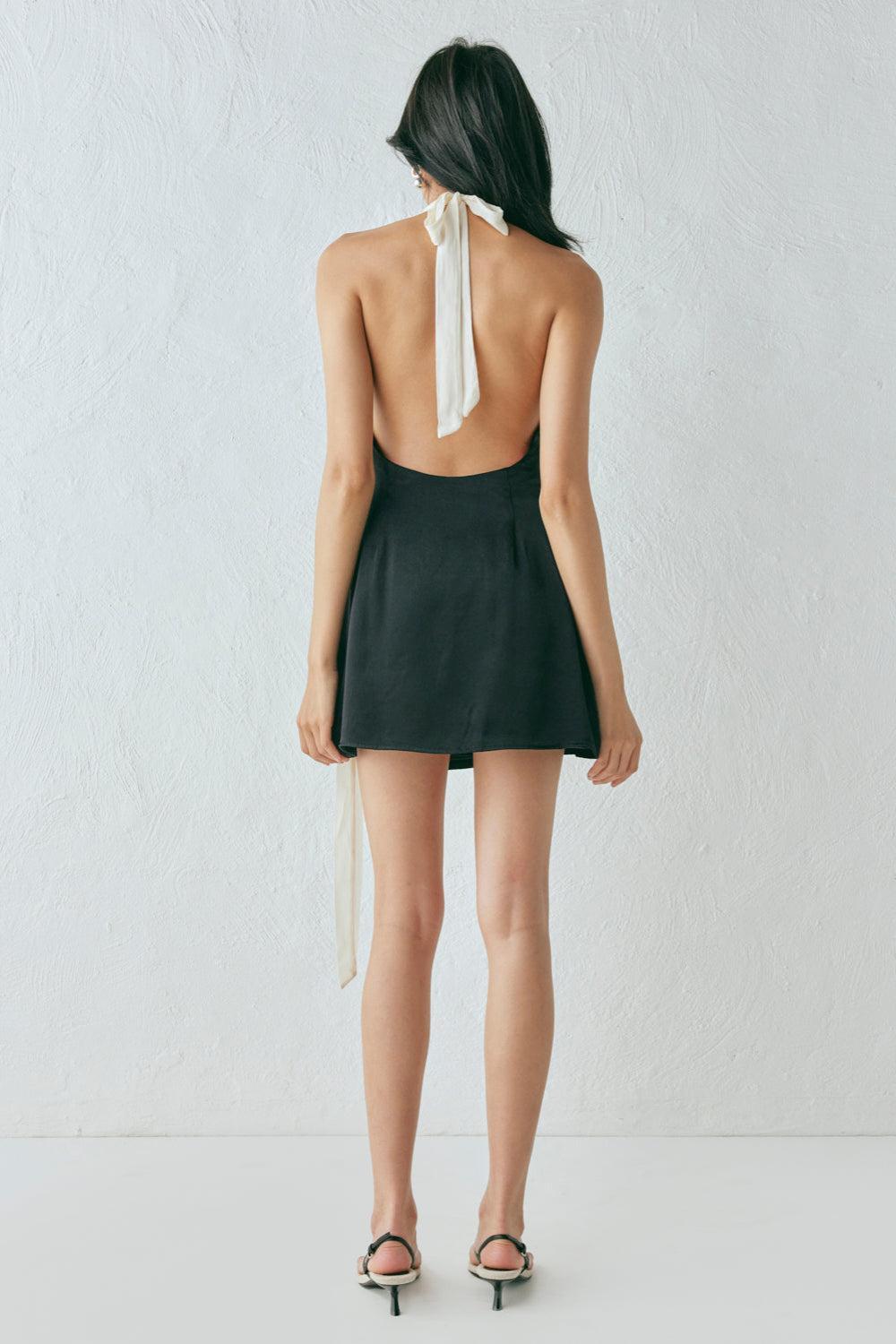 Lo Mini Dress Black Product Image