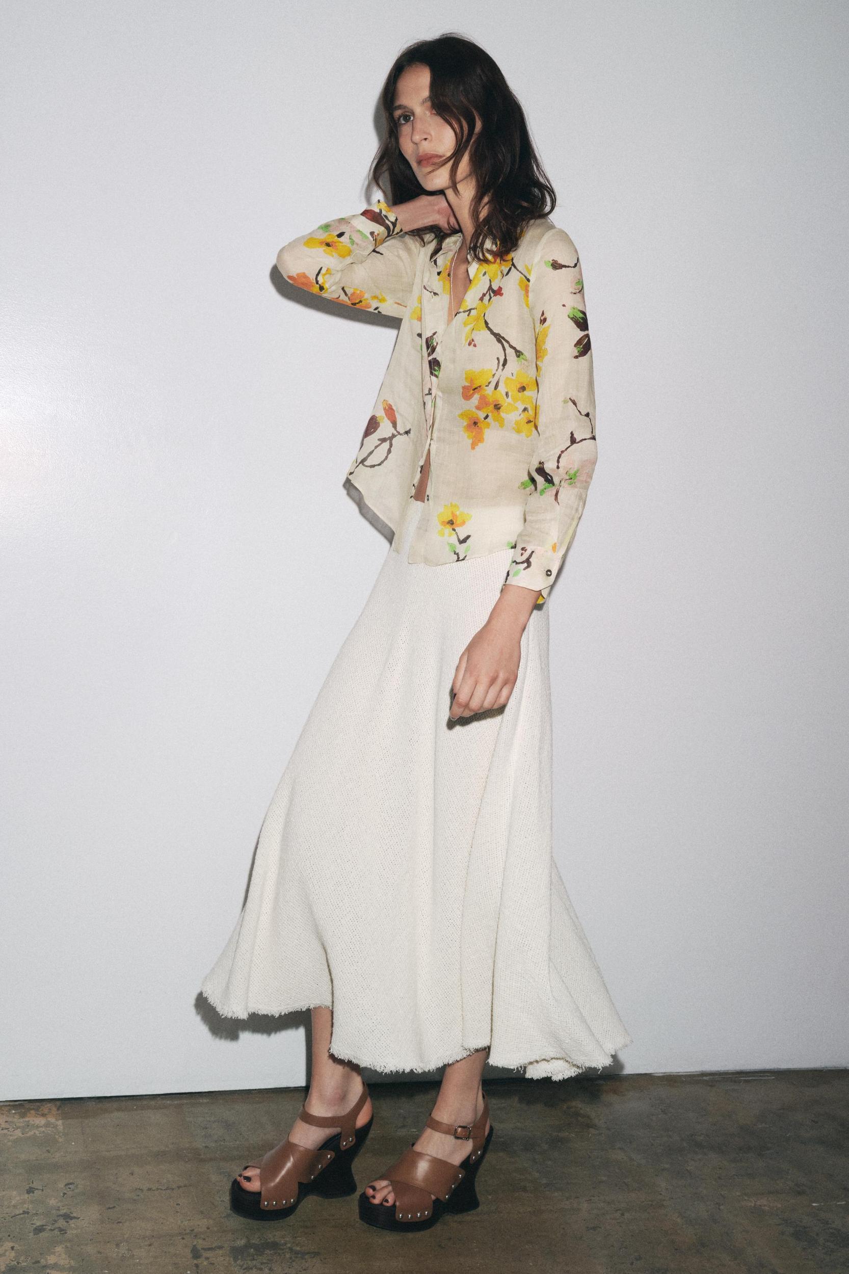 ZW COLLECTION STRUCTURE MIDI SKIRT Product Image