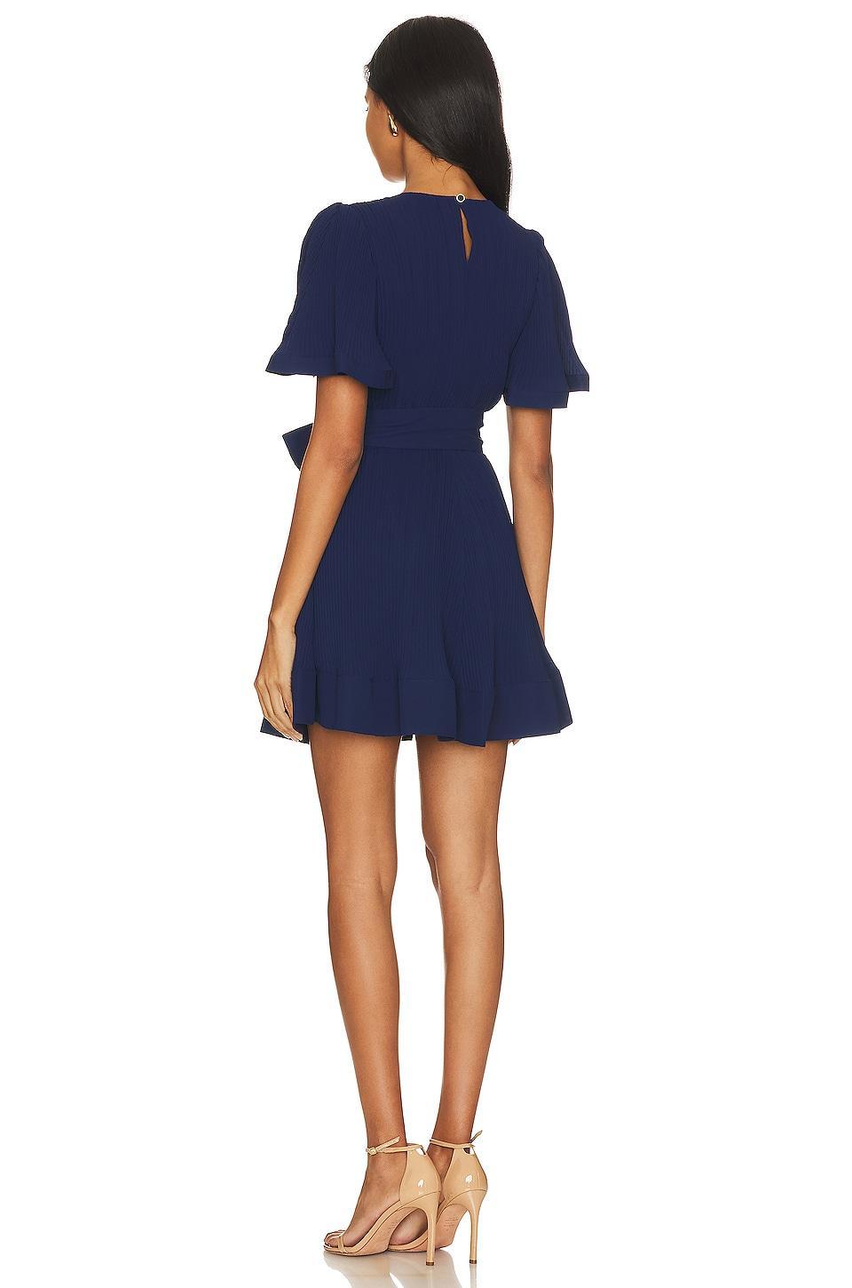 Lumi Pleated Mini Dress MILLY Product Image