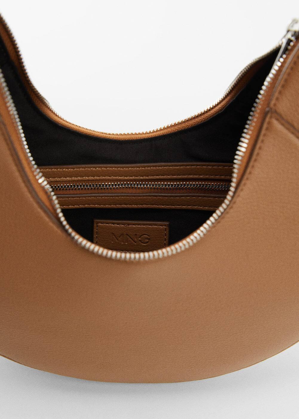 Leather-effect shoulder bag - Women | MANGO USA Product Image