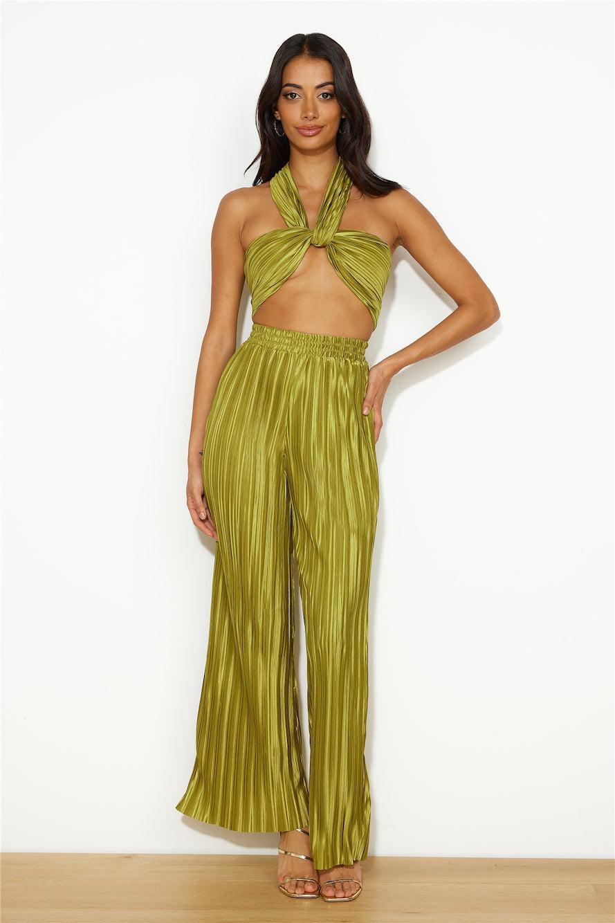 Loveline Crop Top Olive Product Image