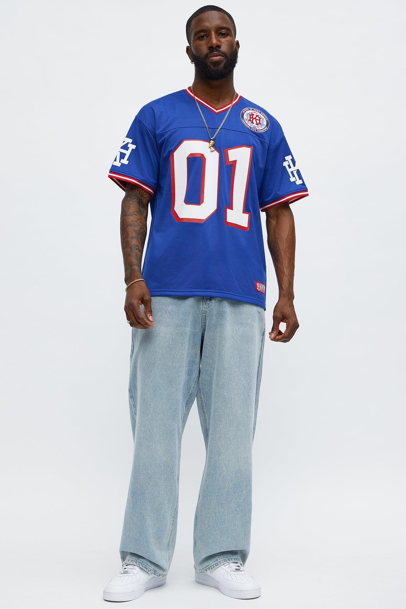 Short Sleeve Grind Academy Jersey - Blue Product Image