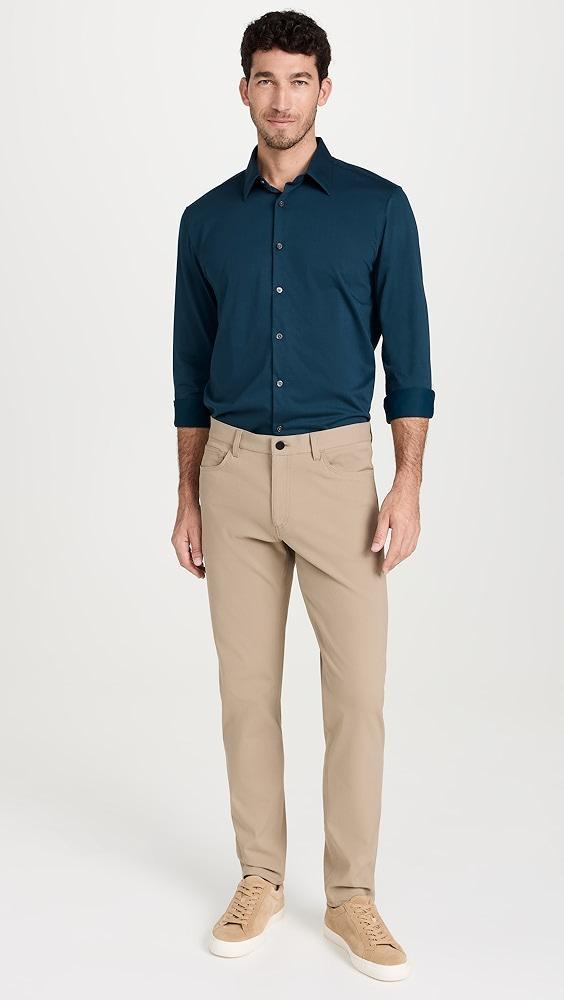 Theory Sylvain Shirt in Structure Knit | Shopbop Product Image