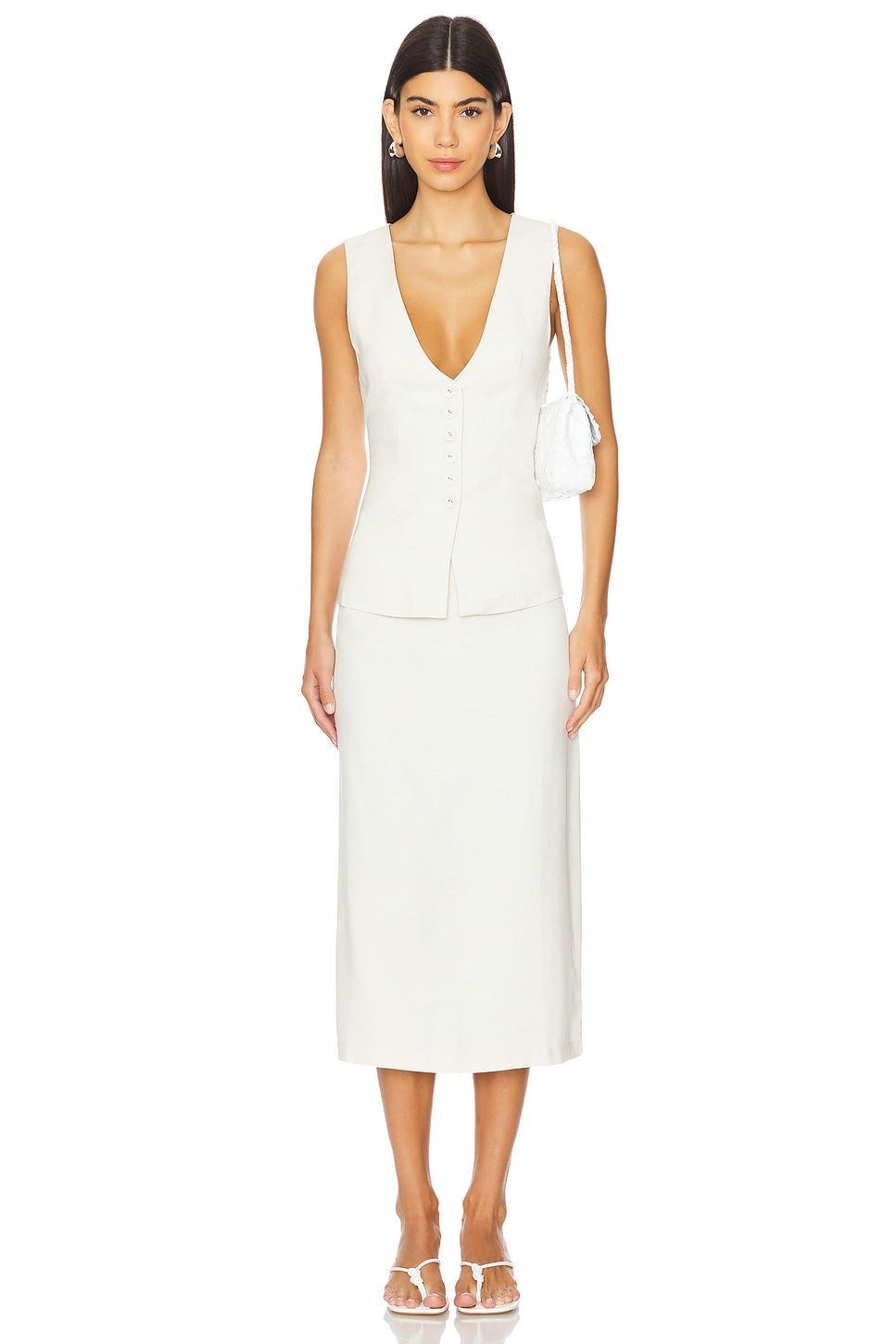 A Line Midi Skirt WeWoreWhat Product Image