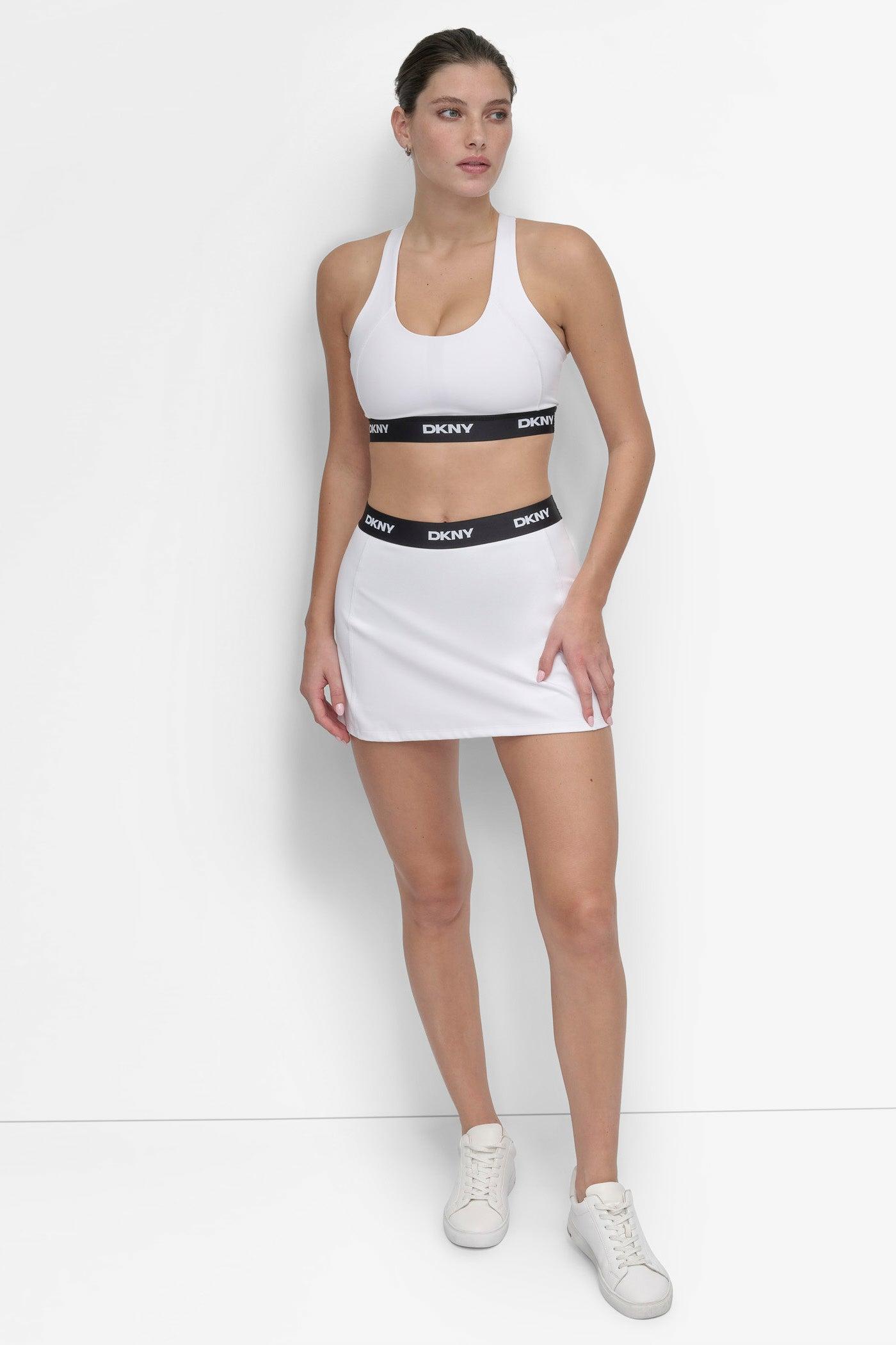 LOGO ELASTIC SCOOP NECK RACERBACK BRA Product Image