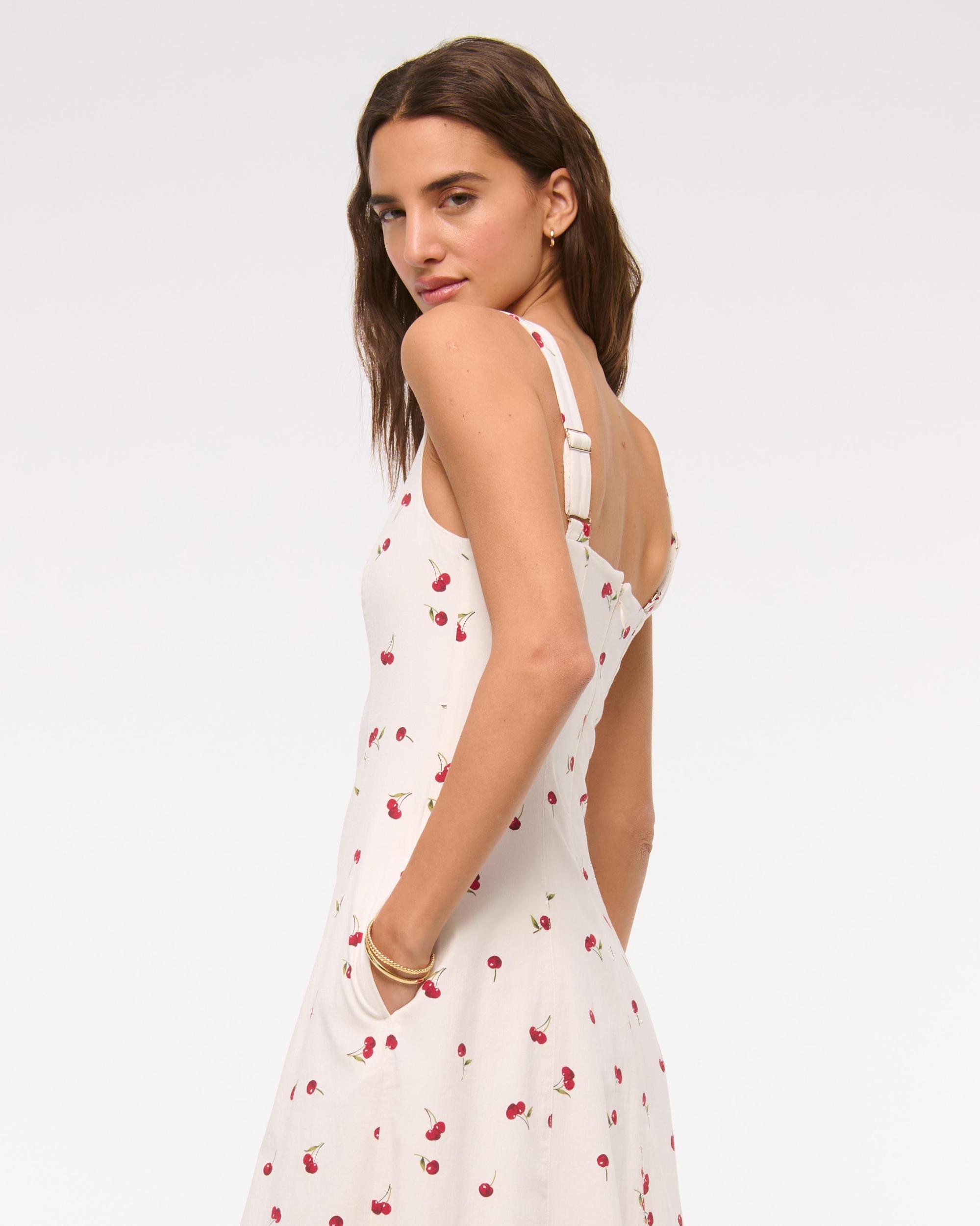 The A&F Mila Midi Dress Product Image