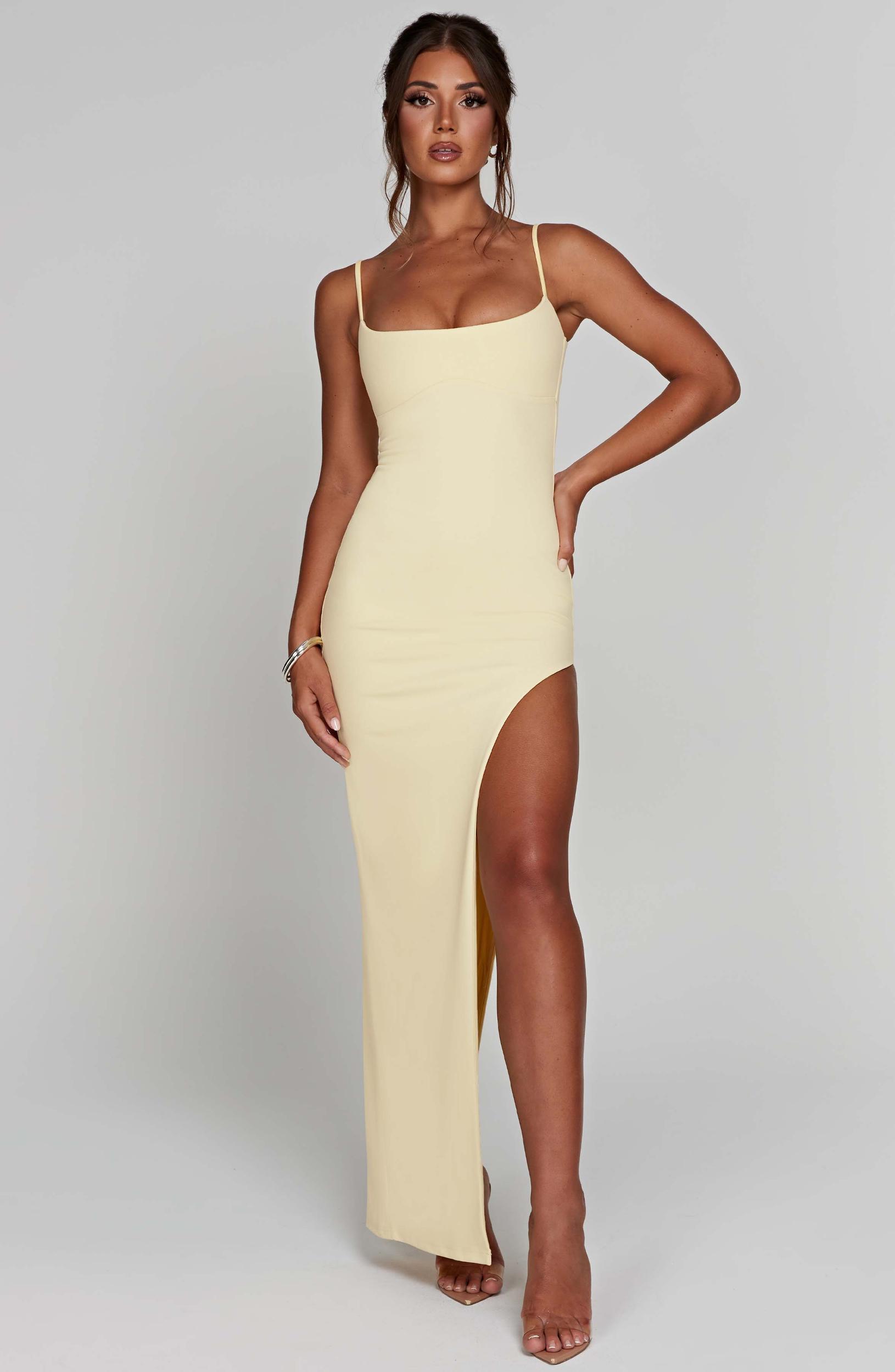 Tiarne Maxi Dress - Lemon Product Image