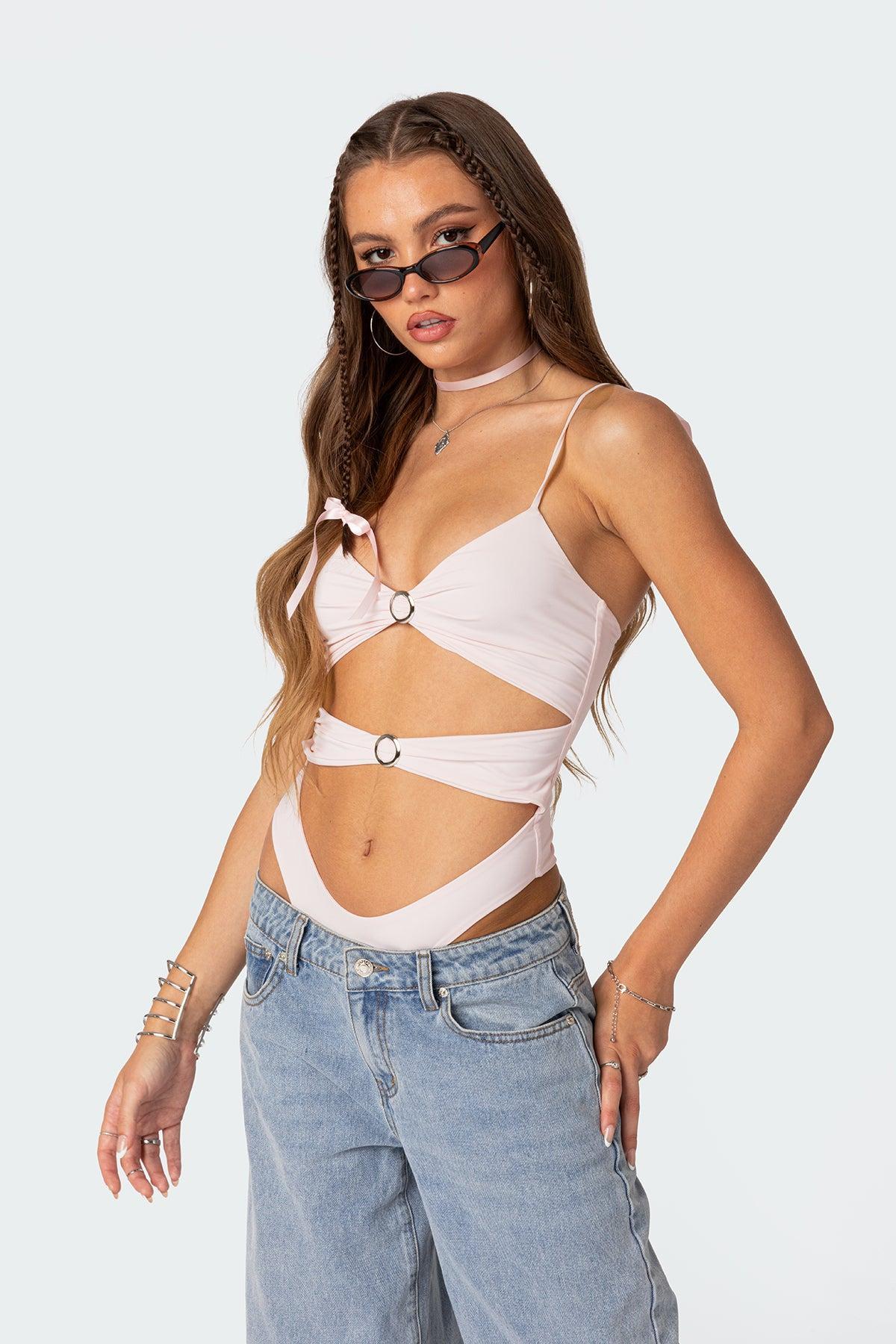 Amethyst Cut Out Bodysuit Product Image
