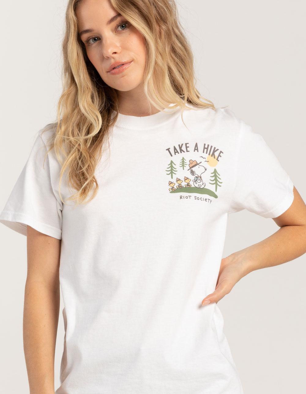 RIOT SOCIETY x Peanuts Take A Hike Womens Tee Product Image
