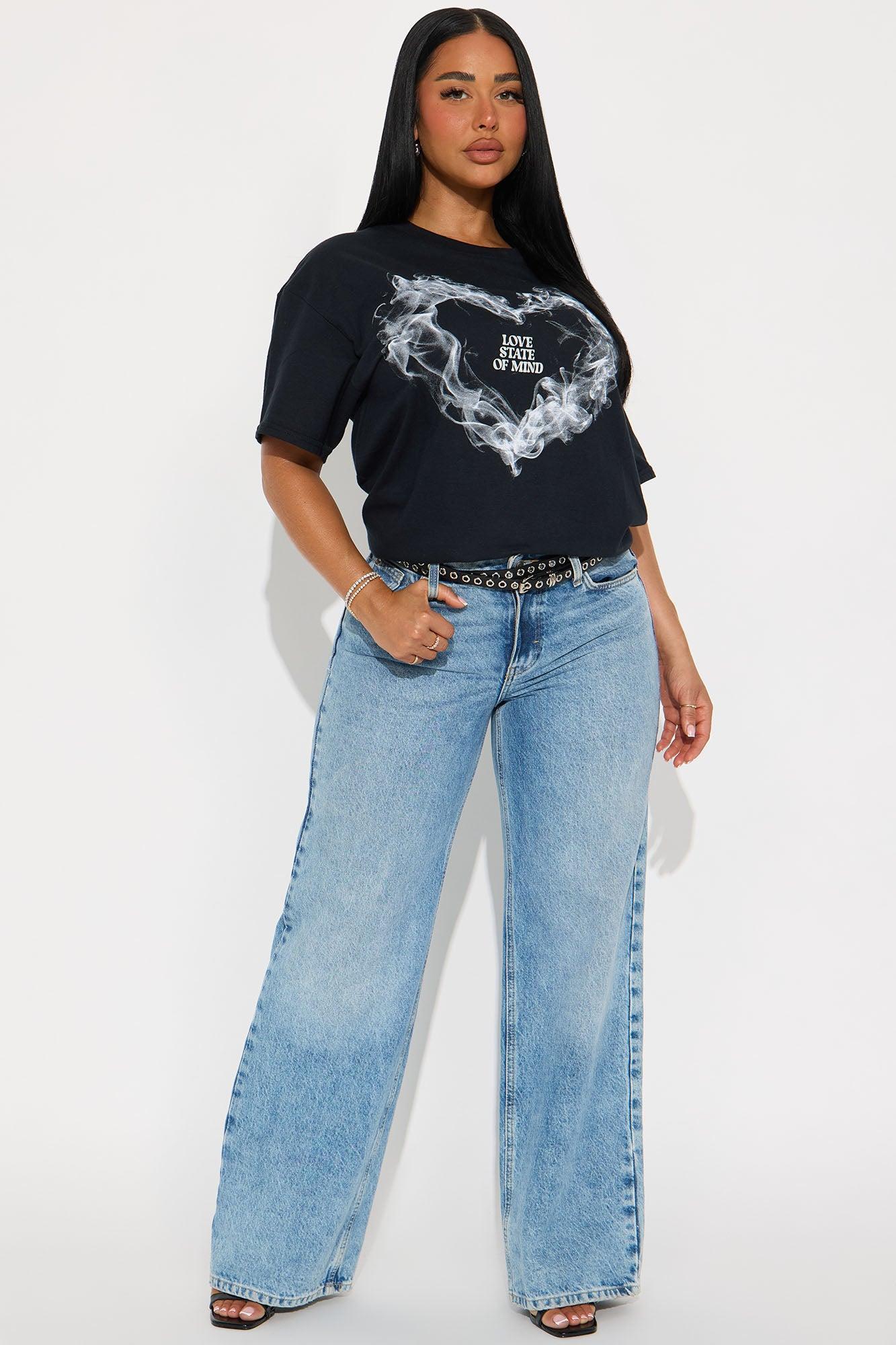 Love State Of Mind Tee - Black Product Image