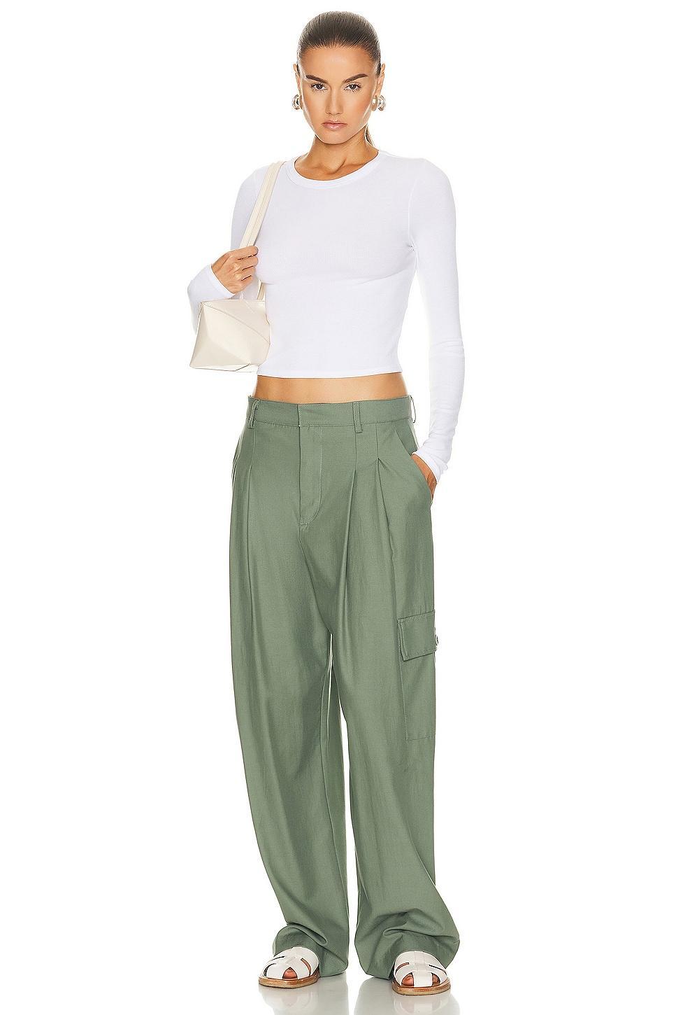Silk Knit Long Sleeve Tuck Top Product Image