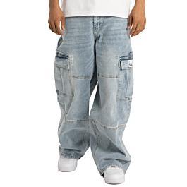 Pro Club Men's Heavyweight Baggy Fit Denim Cargo Pant Product Image