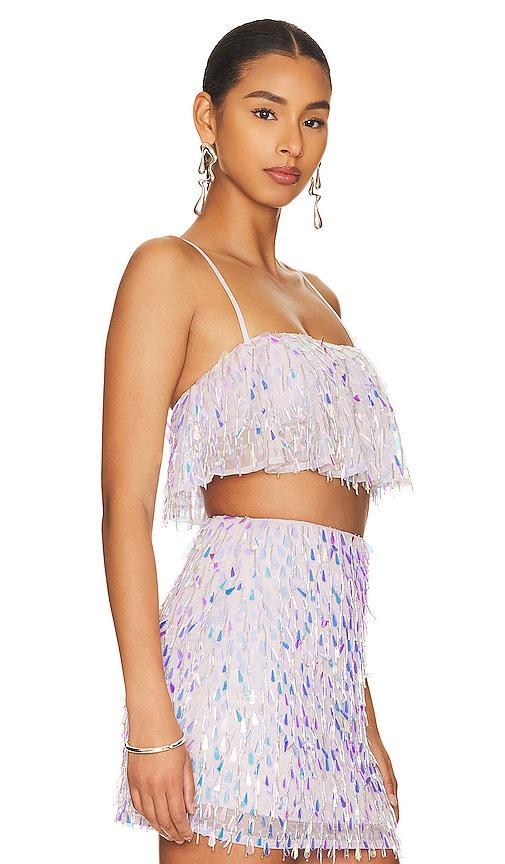Mallory Embellished Crop Top MAJORELLE Product Image