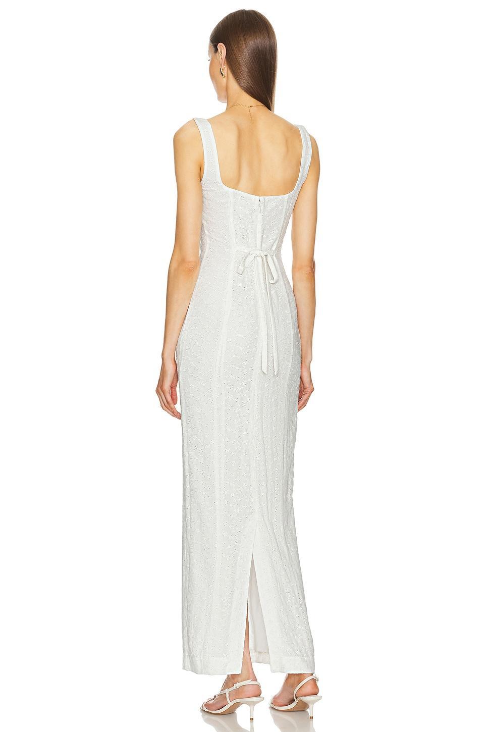 Petite Eyelet Column Dress Helsa Product Image