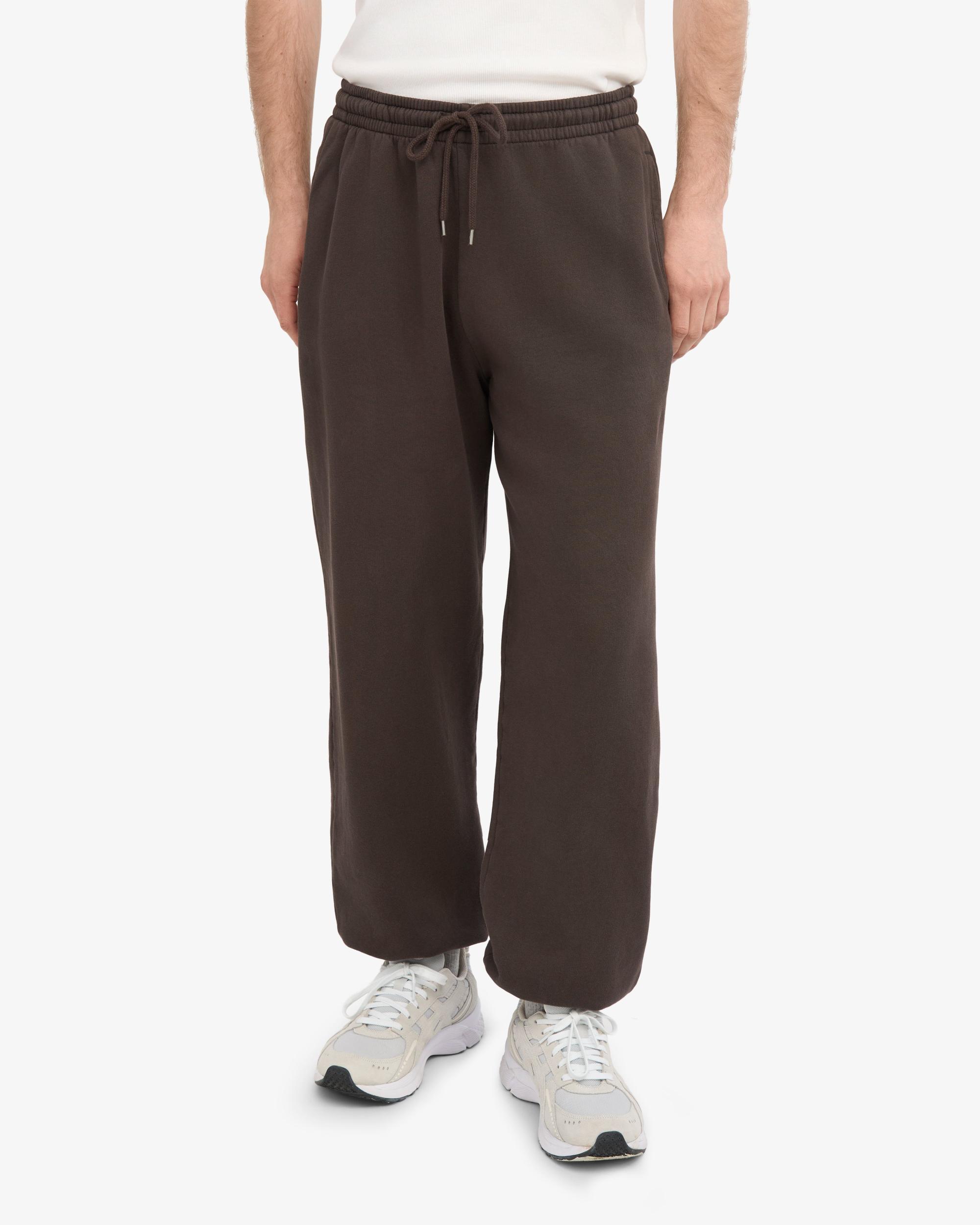 Organic Relaxed Sweatpants - Coffee Brown Product Image