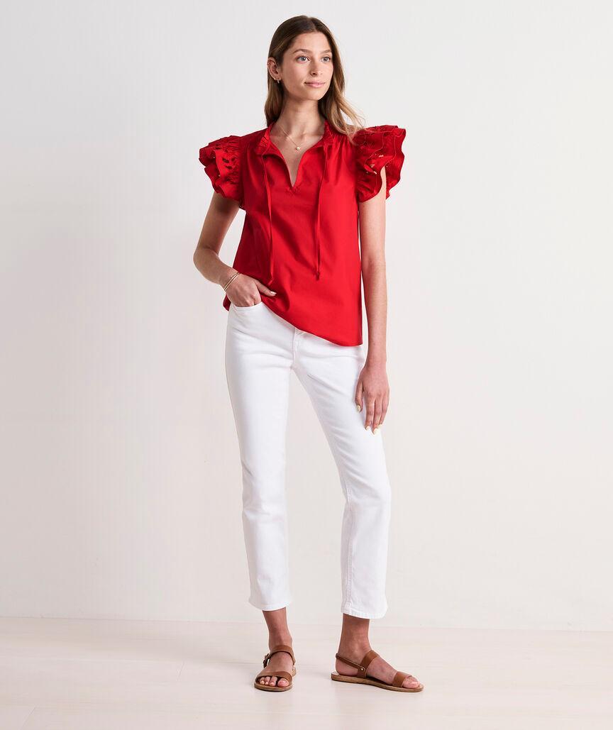 Adare Eyelet Top Product Image