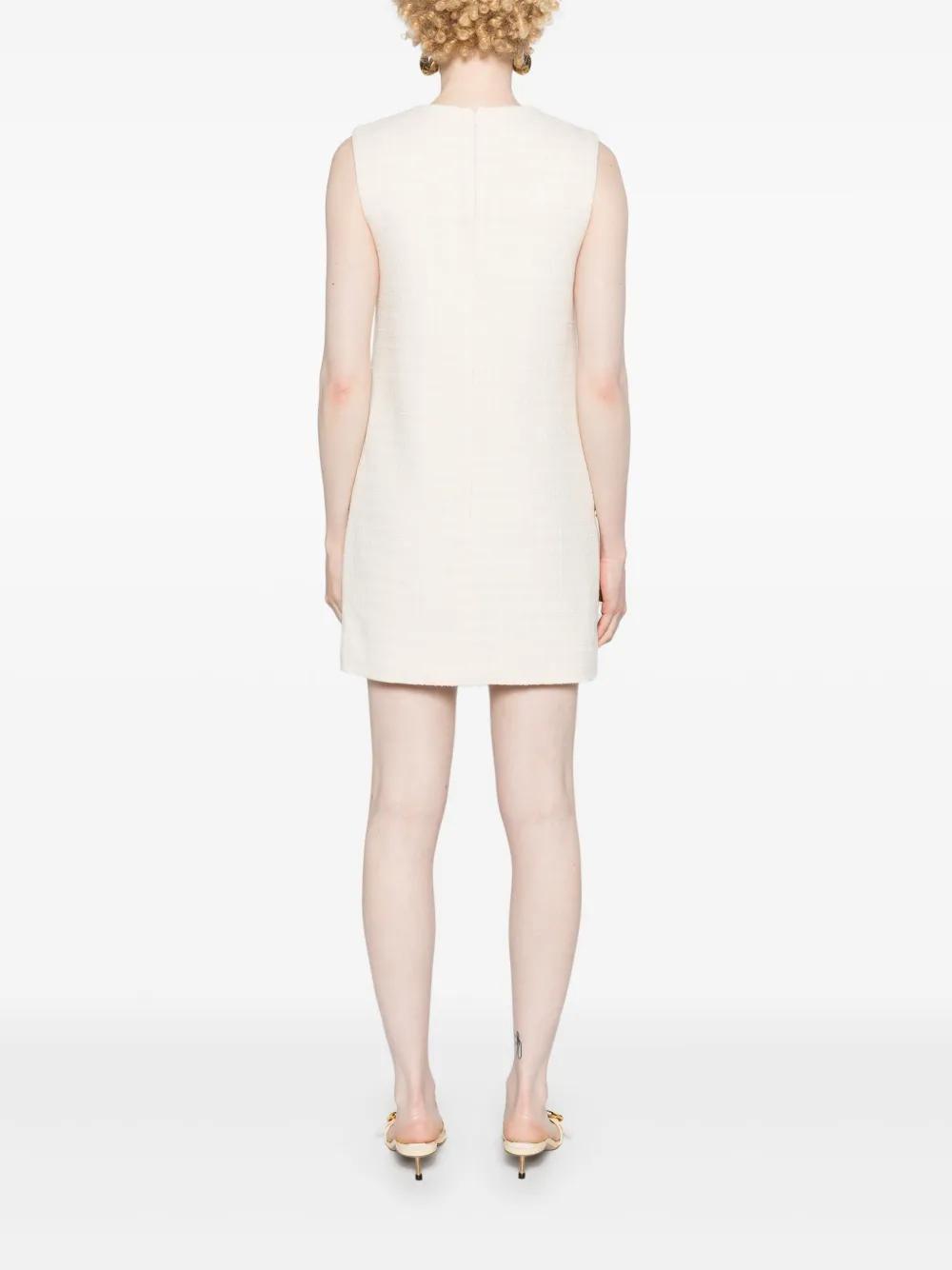 crystal-detailing tweed minidress Product Image
