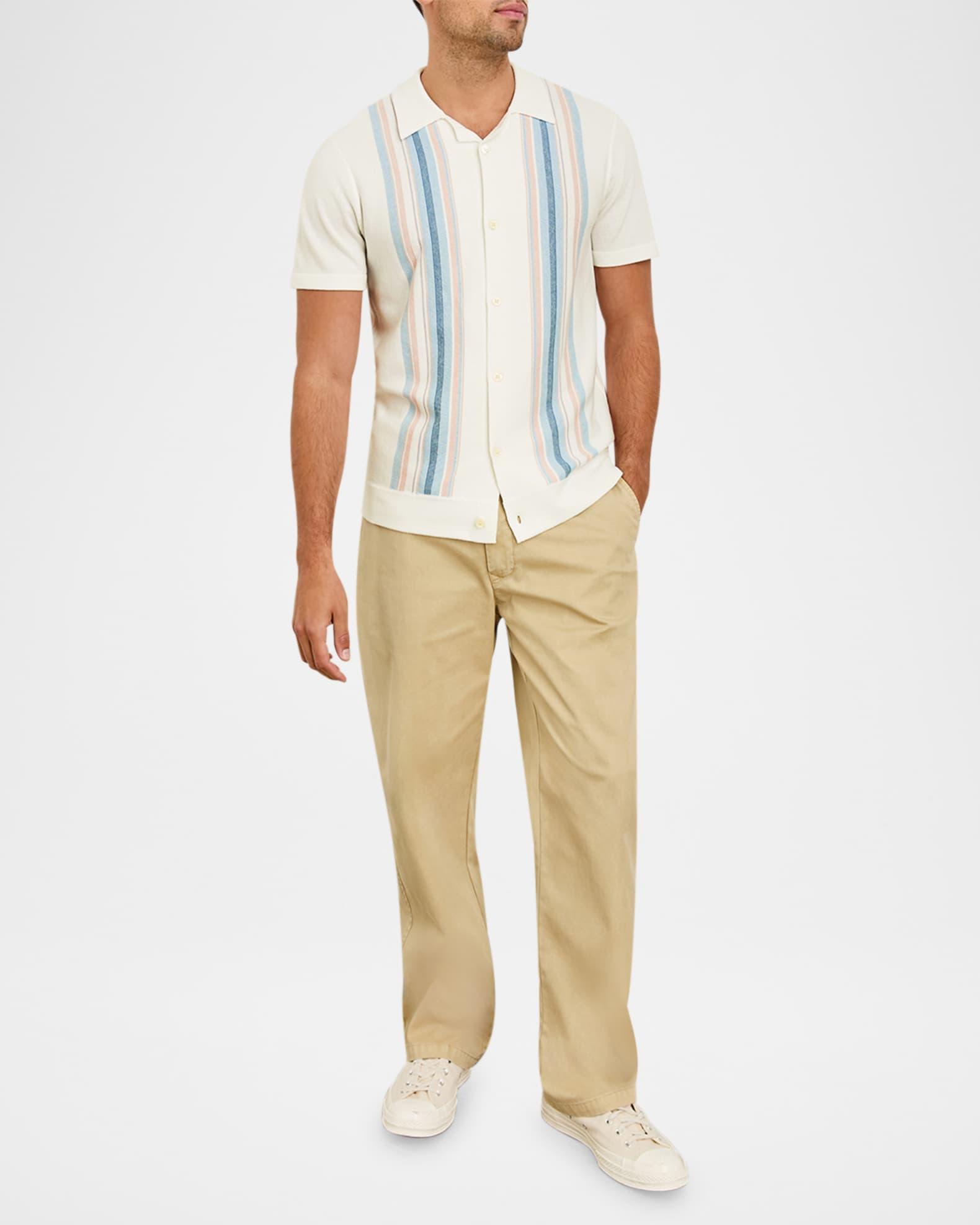 Men's Silas Knit Button-Down Shirt Product Image