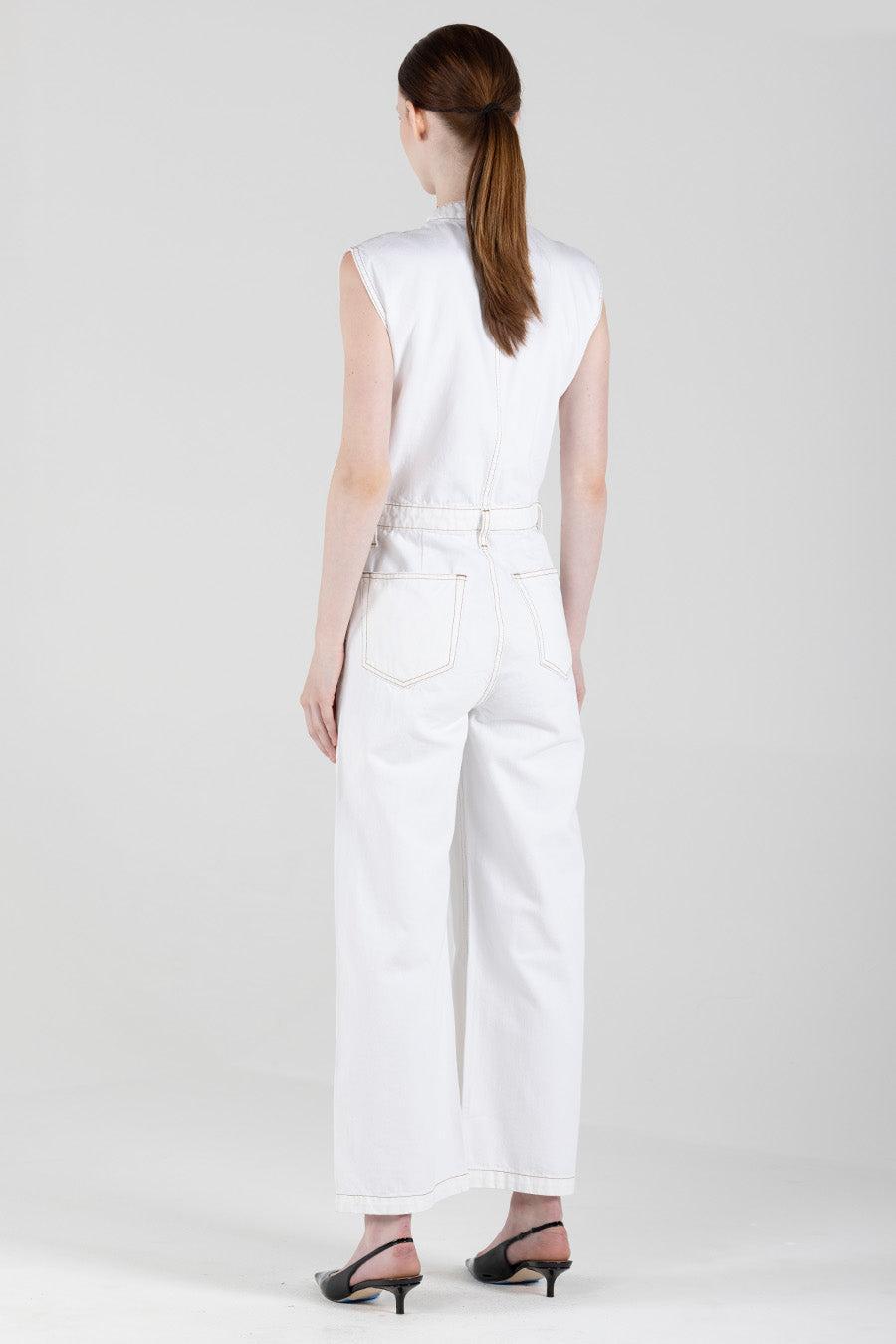 Camden Jumpsuit - Vintage White Product Image