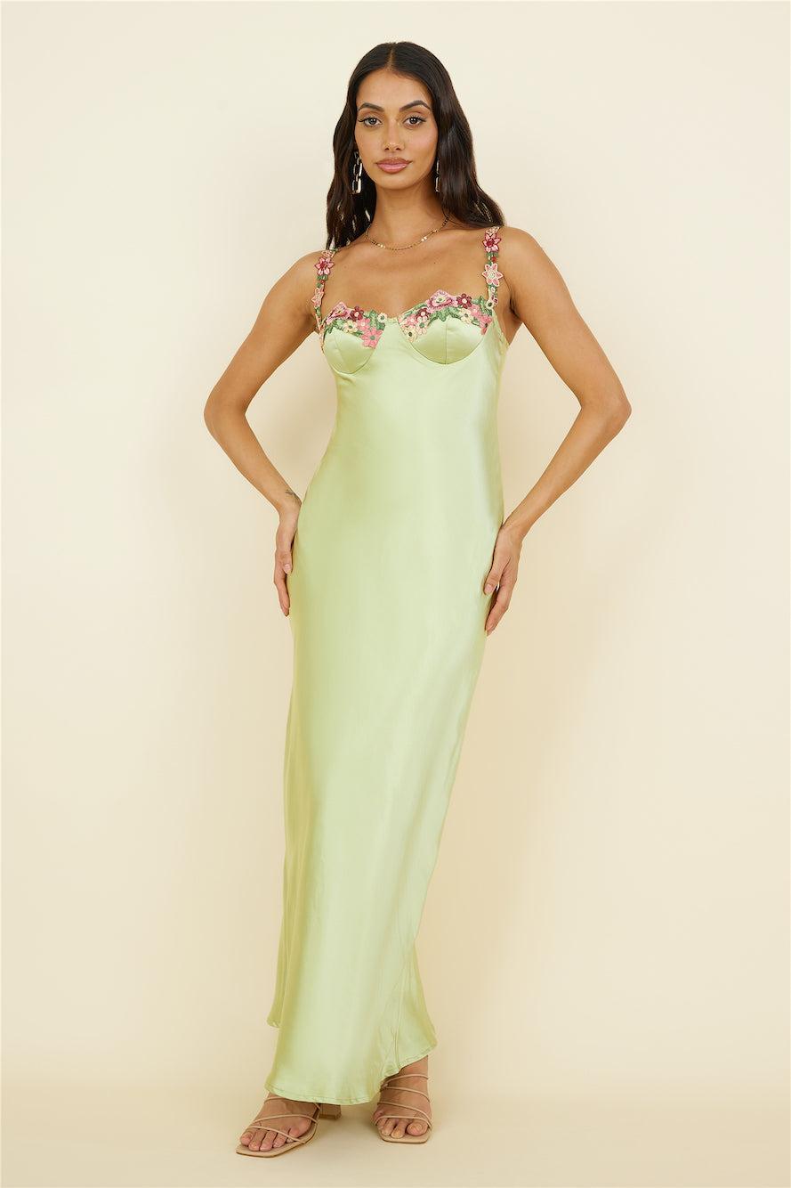 Magnetic Forces Maxi Dress Green Product Image