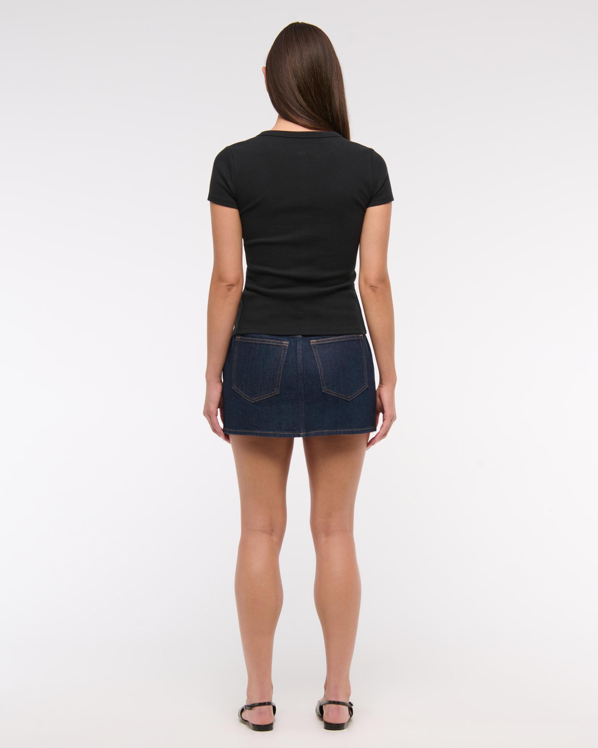 Ribbed Button-Through Top Product Image