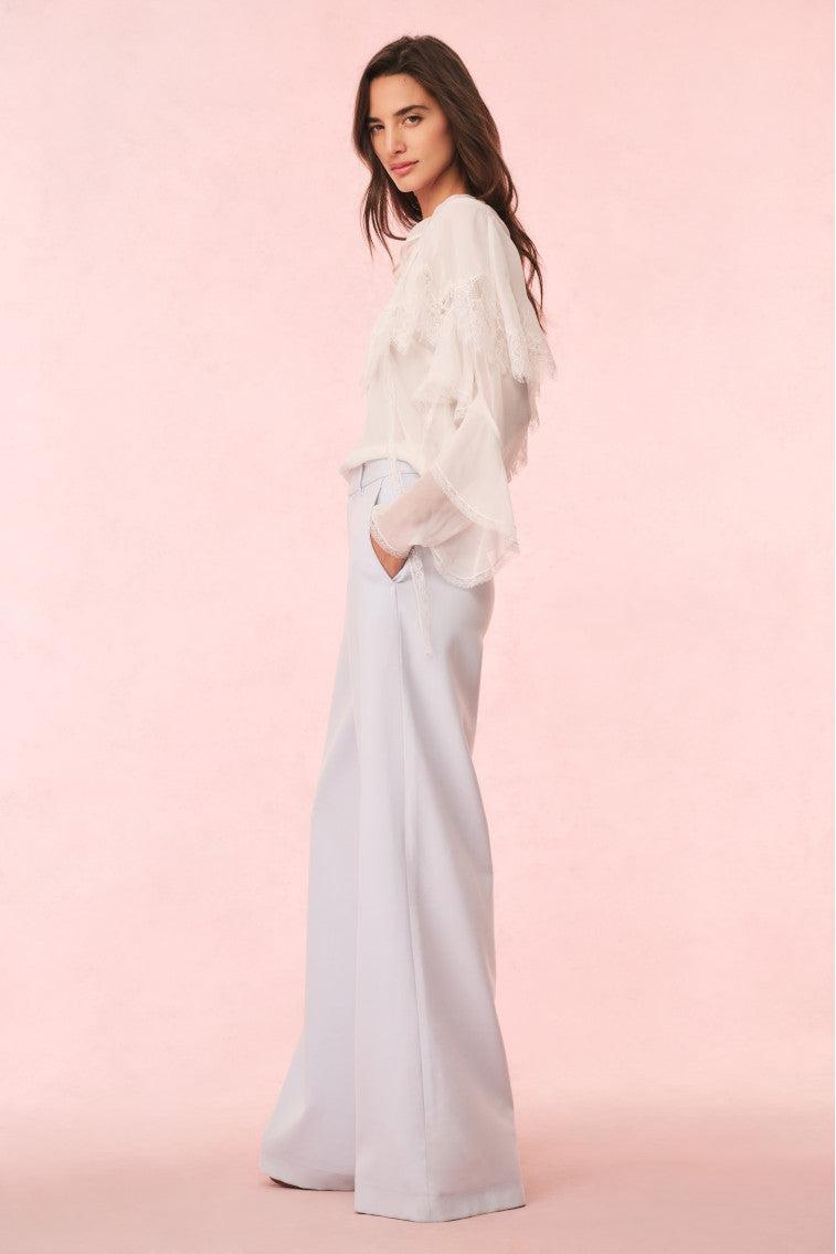 Samuela Wool-Blend Wide-Leg Trouser Product Image