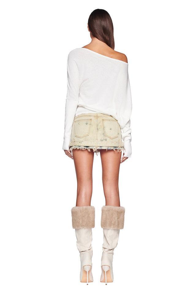 GISELLE TOP - WHITE : CREAM Product Image