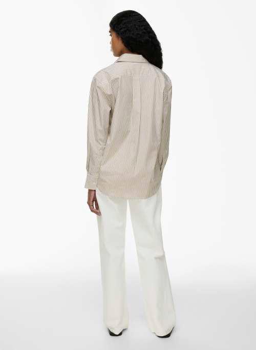 new essential relaxed poplin shirt Product Image