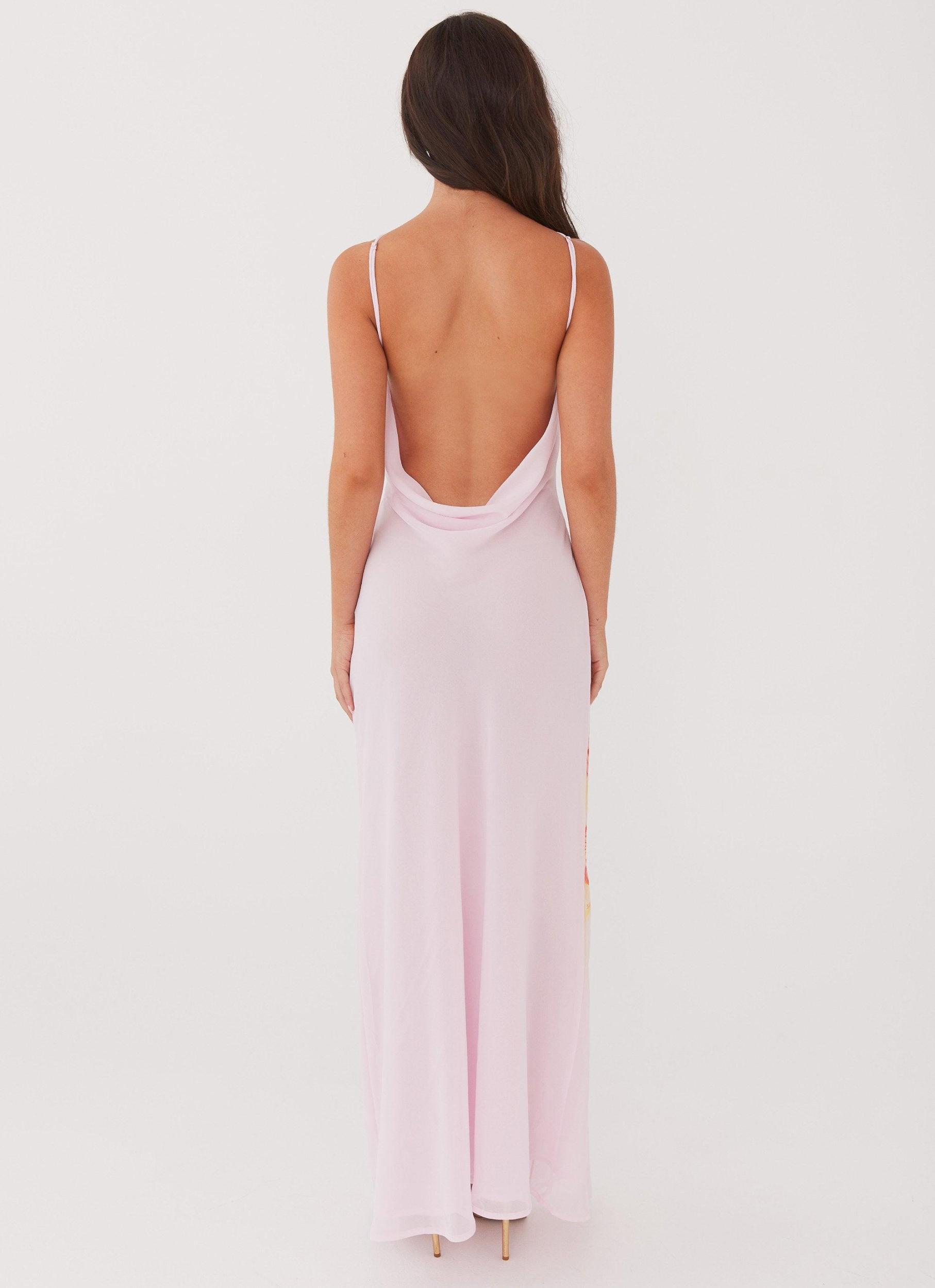 Blossom Hearts Maxi Dress - Pink Peony Product Image
