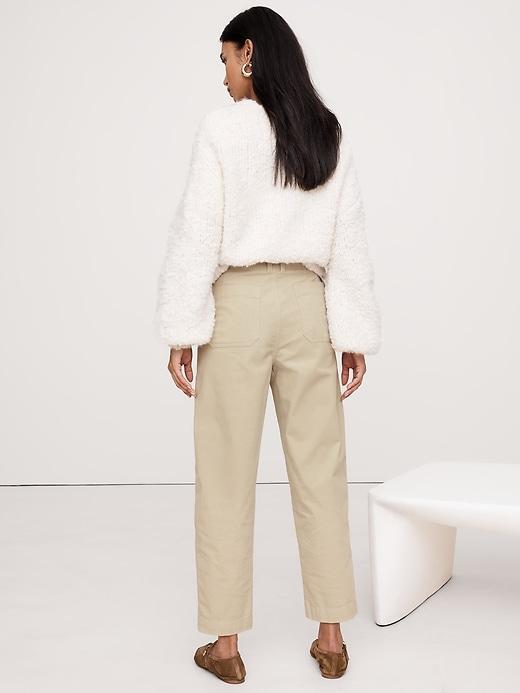 High-Rise Barrel Utility Chino Product Image