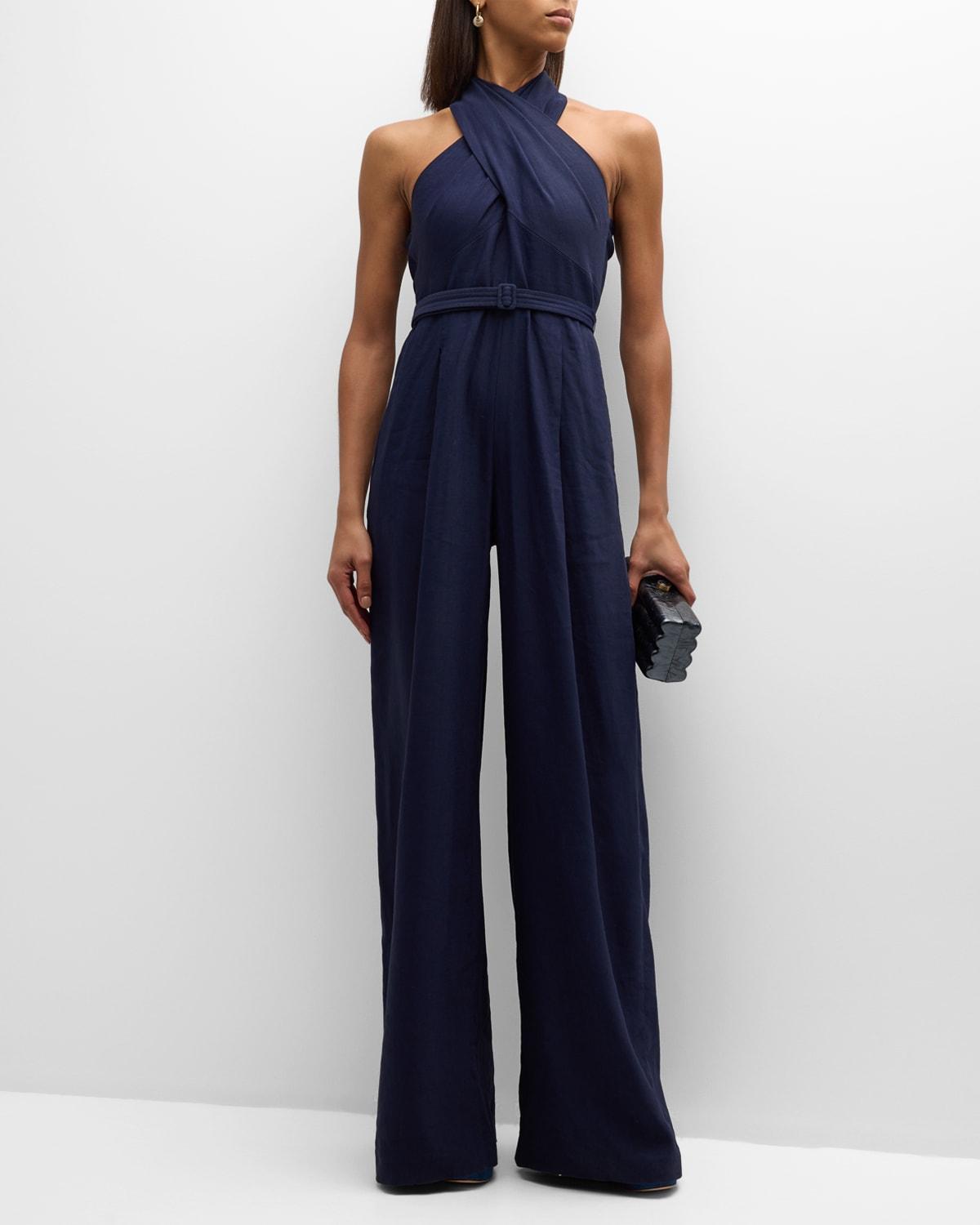 Murphy II Crisscross Wide-Leg Jumpsuit Product Image