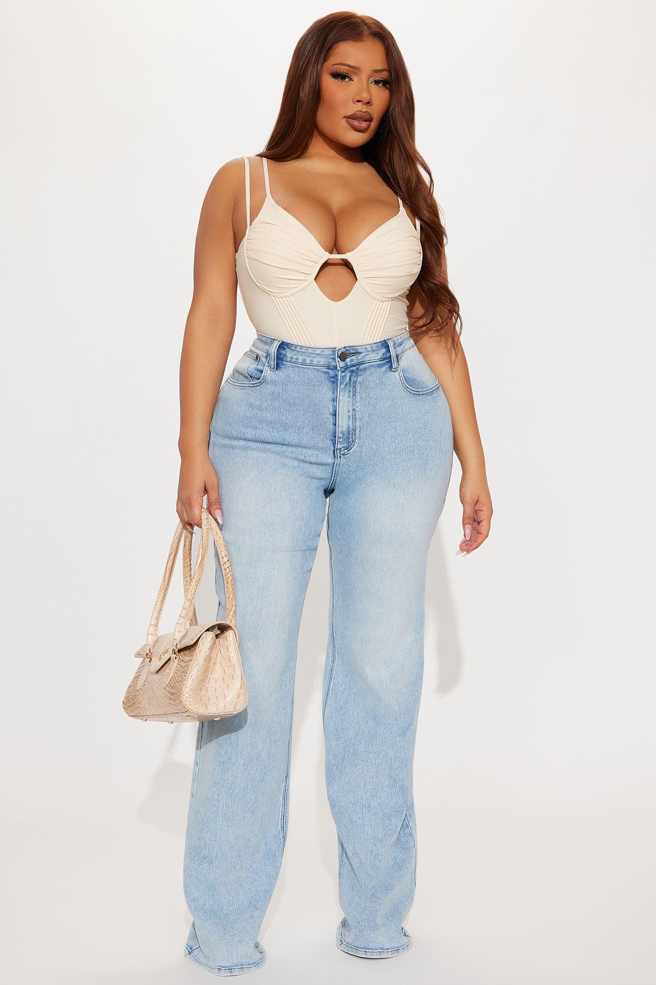 Signature Class Corset Bodysuit - Cream Product Image