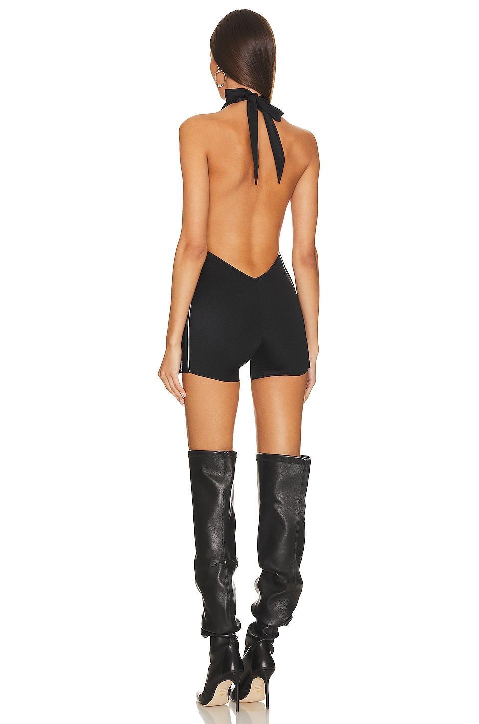 Open Seam Low Back Romper Product Image