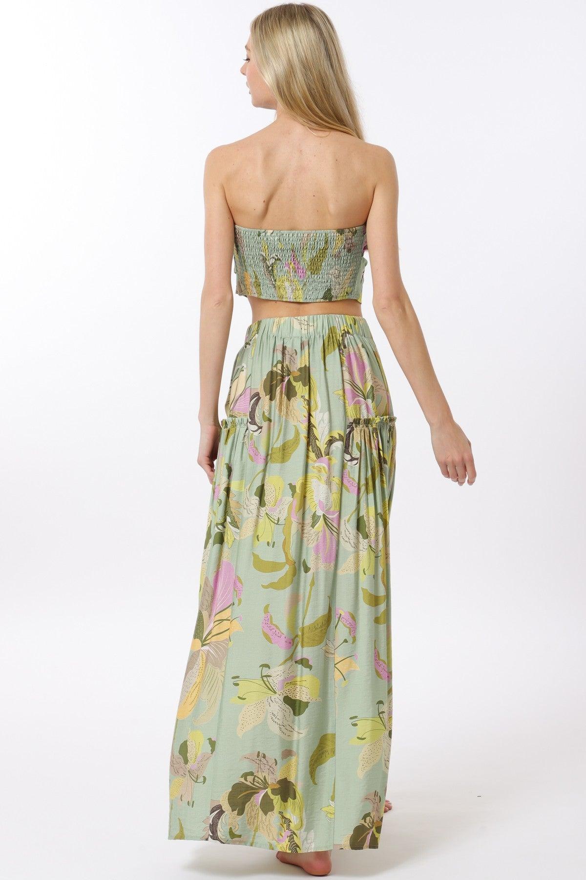Printed Maxi Skirt Product Image