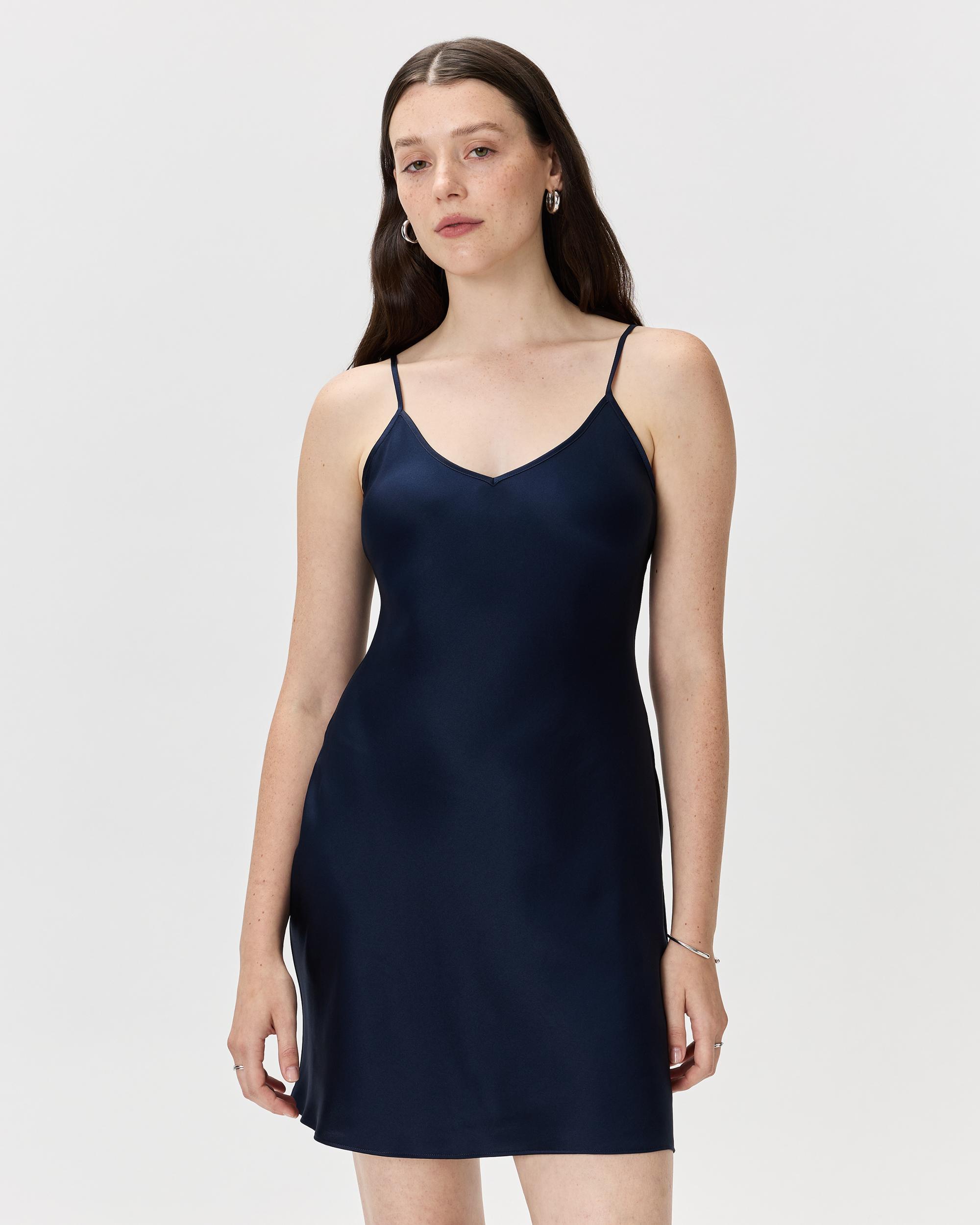 Quince | Women's Mini Slip Dress Size XS, Silk Product Image