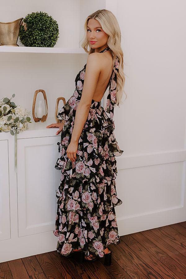 Botanical Bliss Tiered Maxi Dress Product Image
