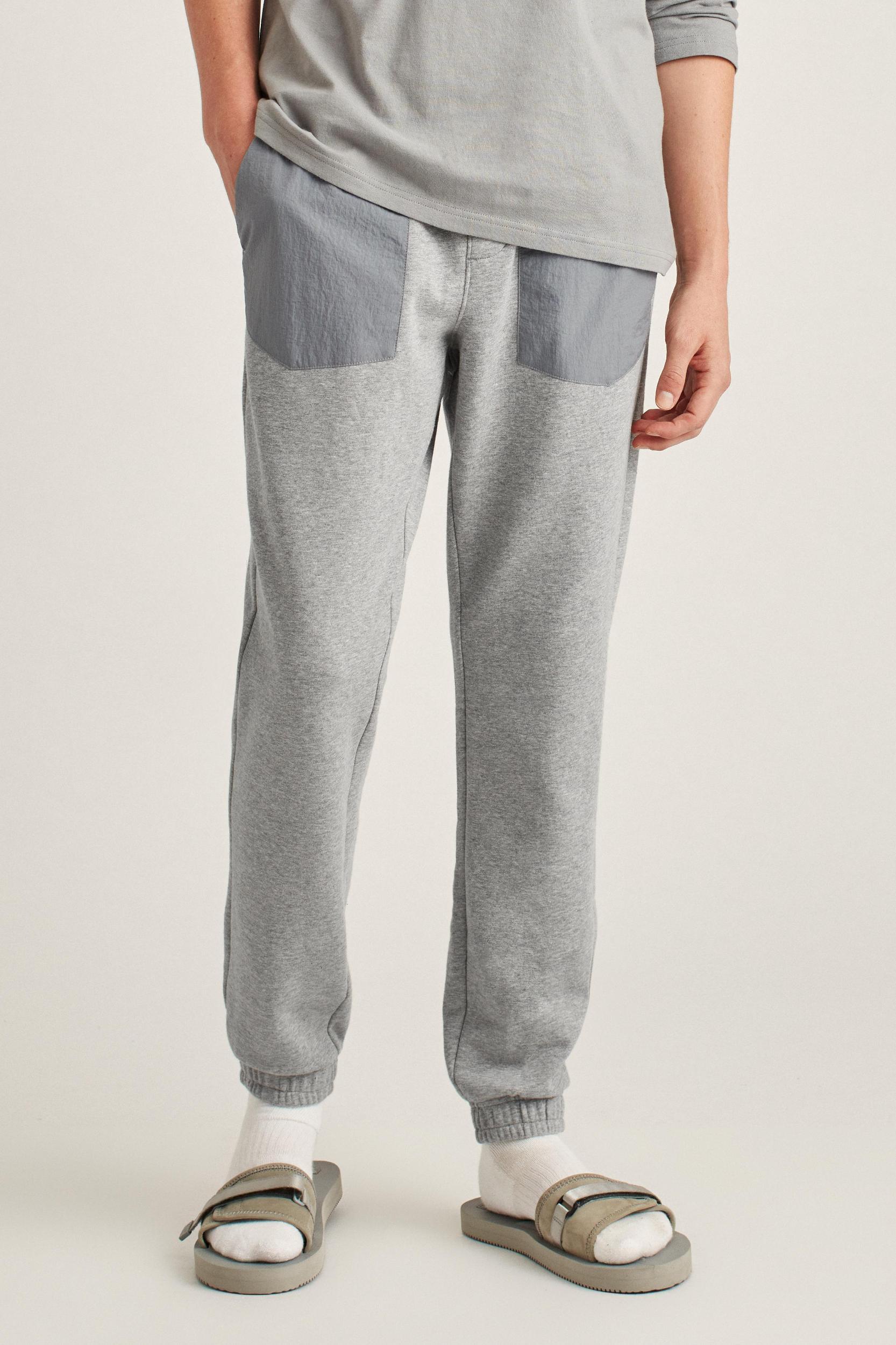 French Terry Mixed Media Jogger Product Image