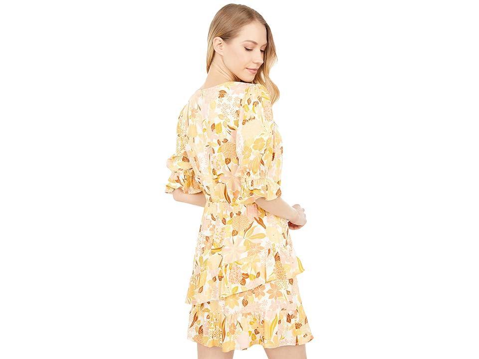 Lost + Wander Sorrento Mini Dress (Nude Women's Dress Product Image