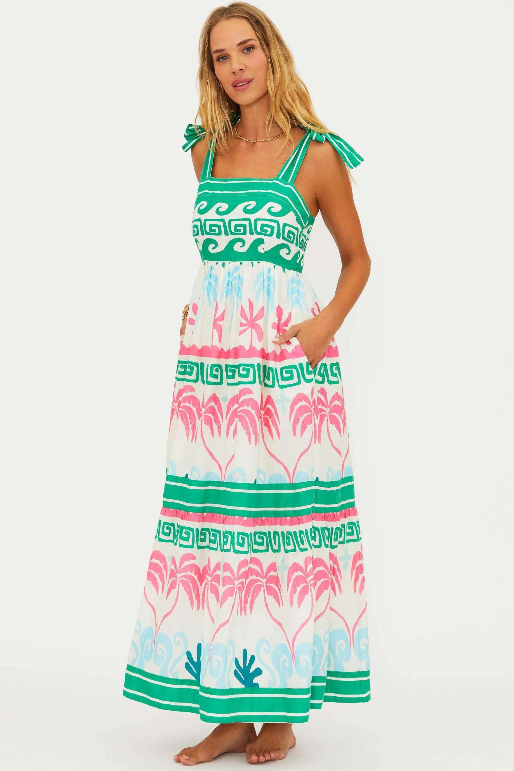 Cami Dress Tropical Palm Product Image