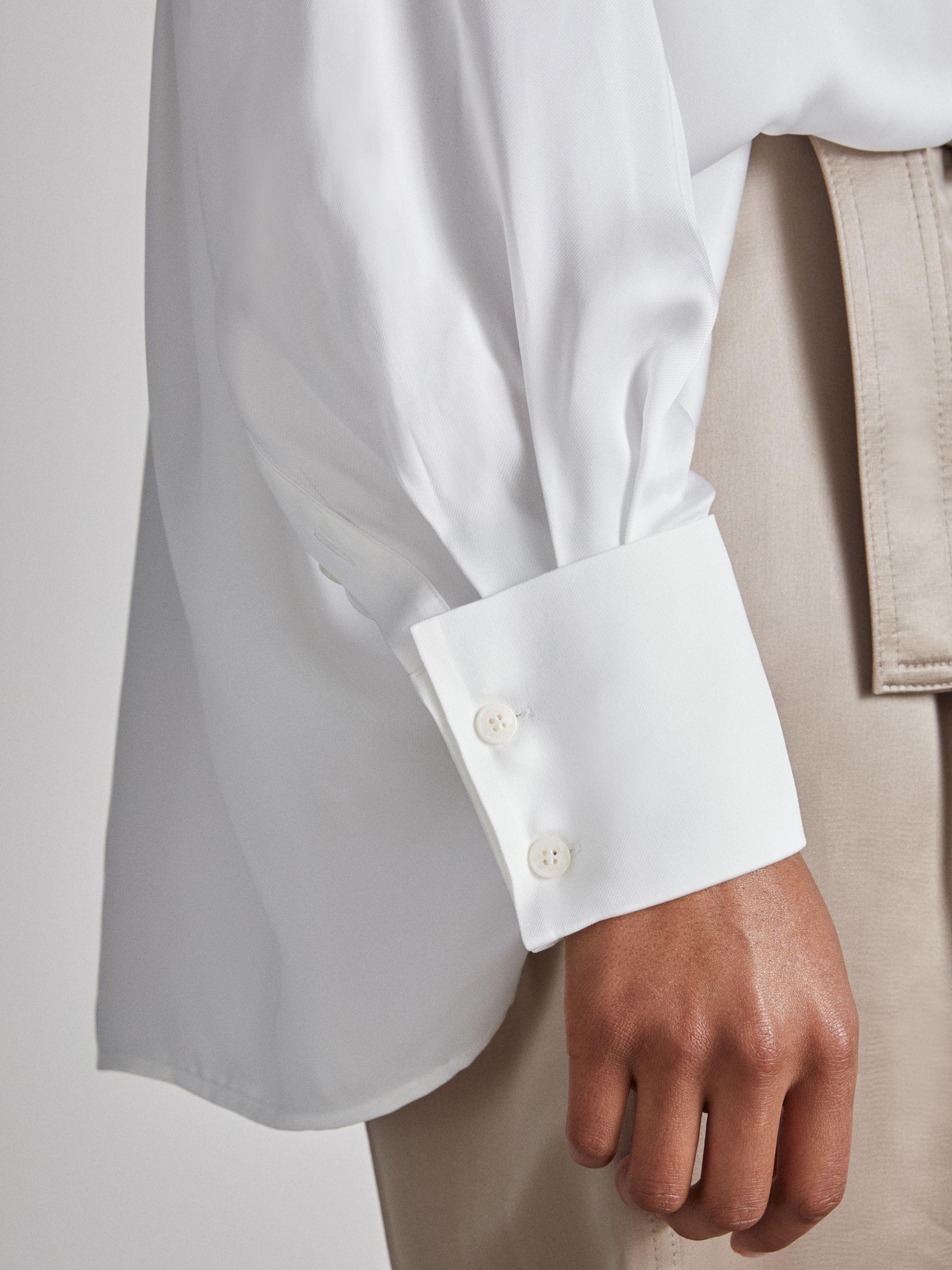 Atelier Keyhole-Neck Top in Off White Product Image