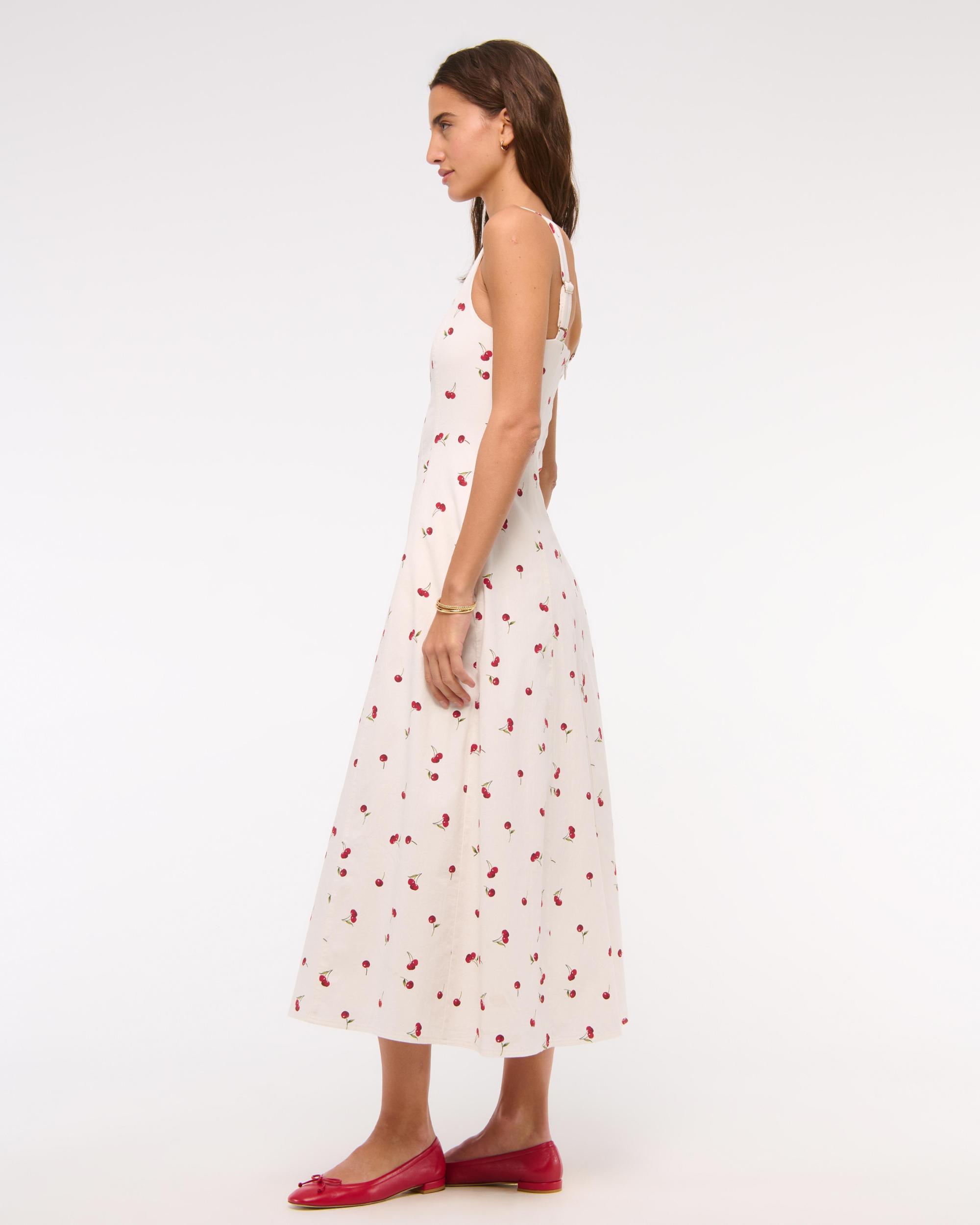 The A&F Mila Midi Dress Product Image