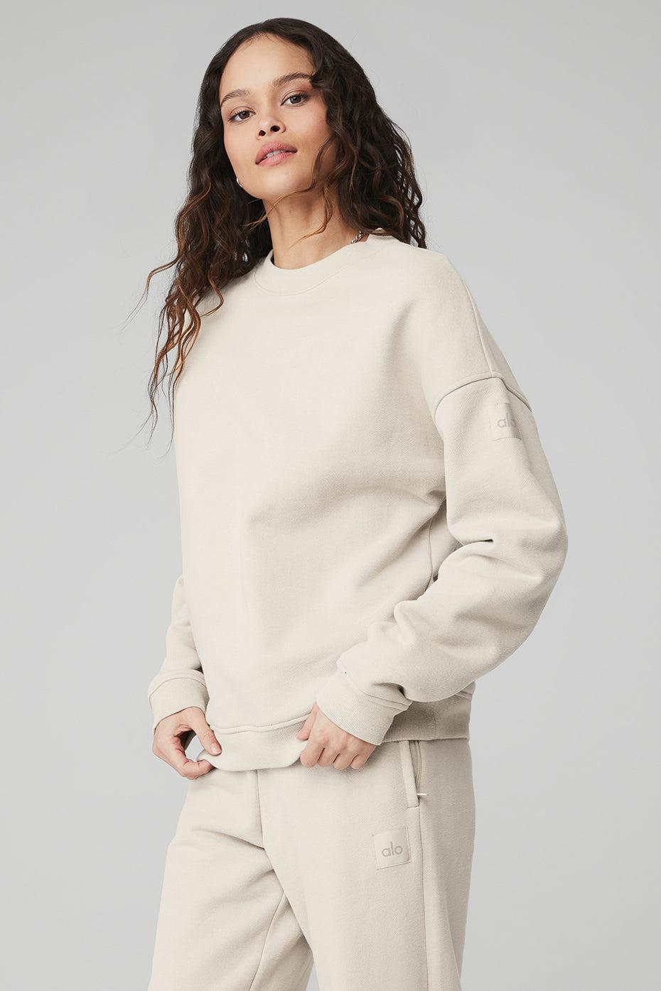 Renown Heavy Weight Crew Neck Pullover - Bone Product Image