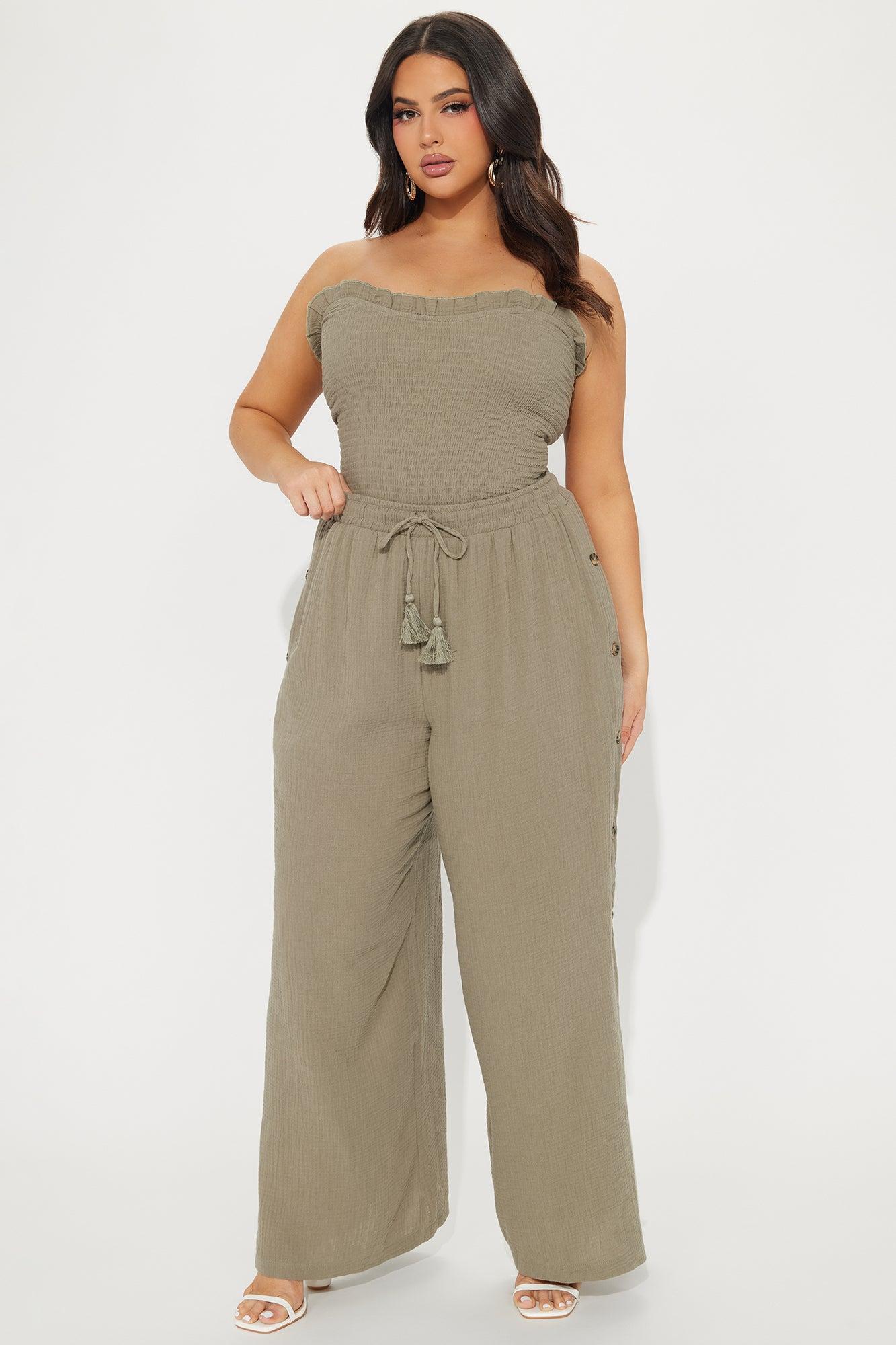 Main Character Pant Set - Olive Product Image