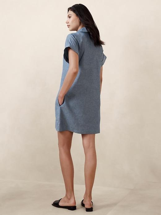 Chambray Mini Dress Product Image