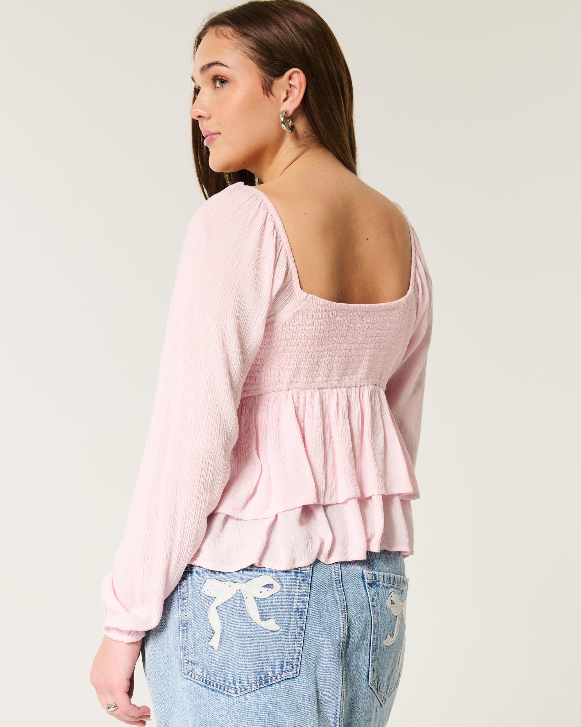 Easy Twist Bust Babydoll Top Product Image
