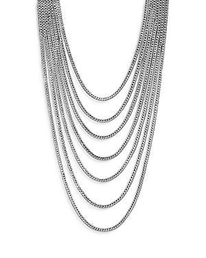 John Hardy Sterling Silver Classic Chain Multi-Row Necklace, 18 Product Image