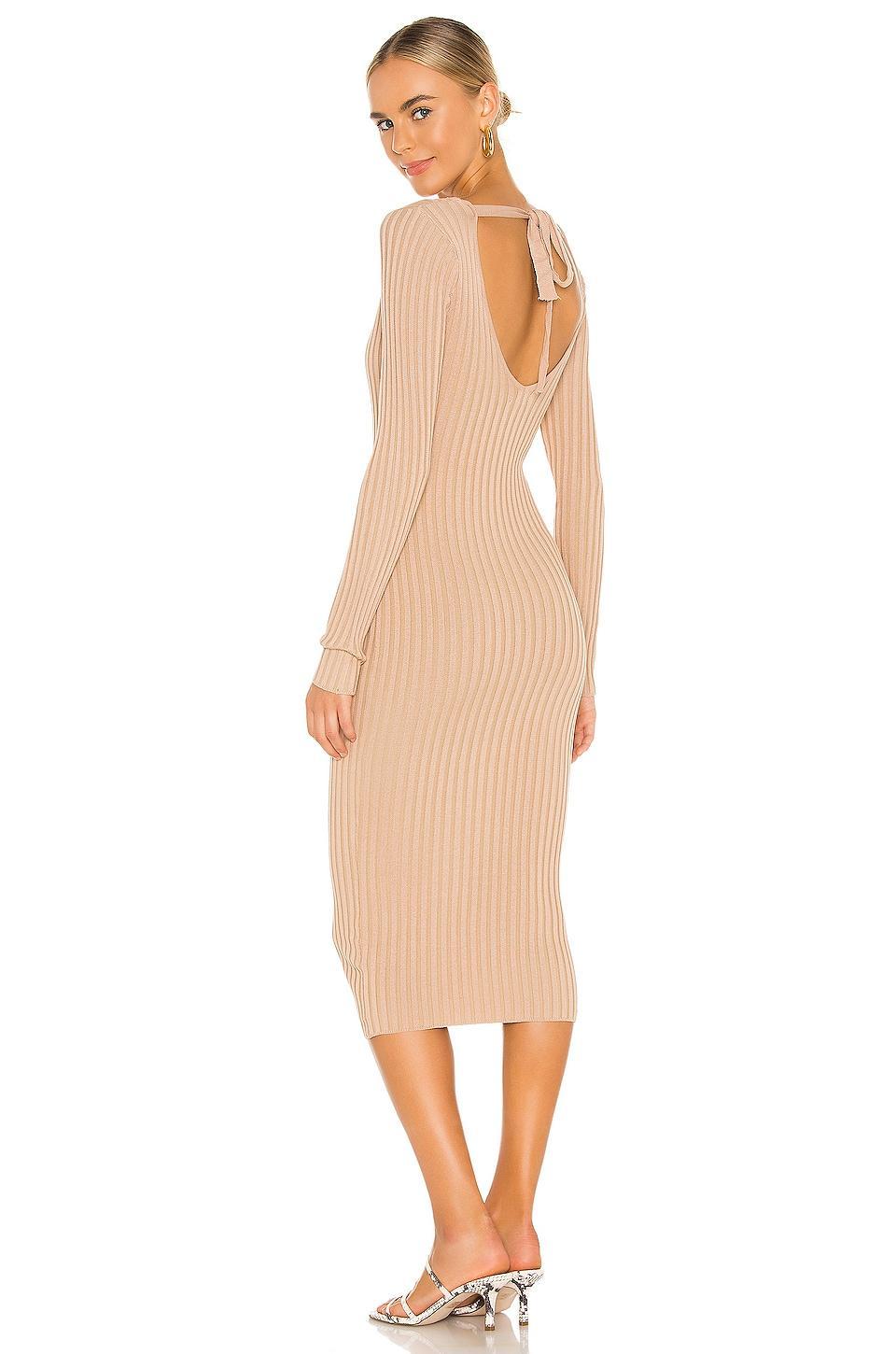 Bekah Deep V Midi Dress NBD Product Image