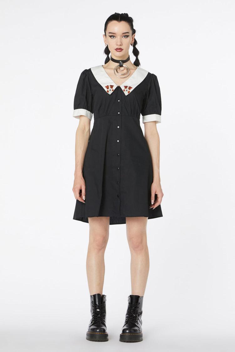 Puppy Embroidery Dress Product Image